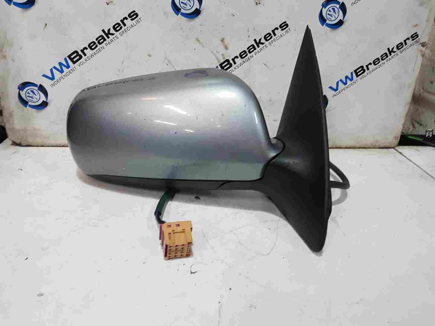 Skoda Fabia MK1 1999-2009 Drivers OSF Wing Mirror Stone Grey MET F7u 2004