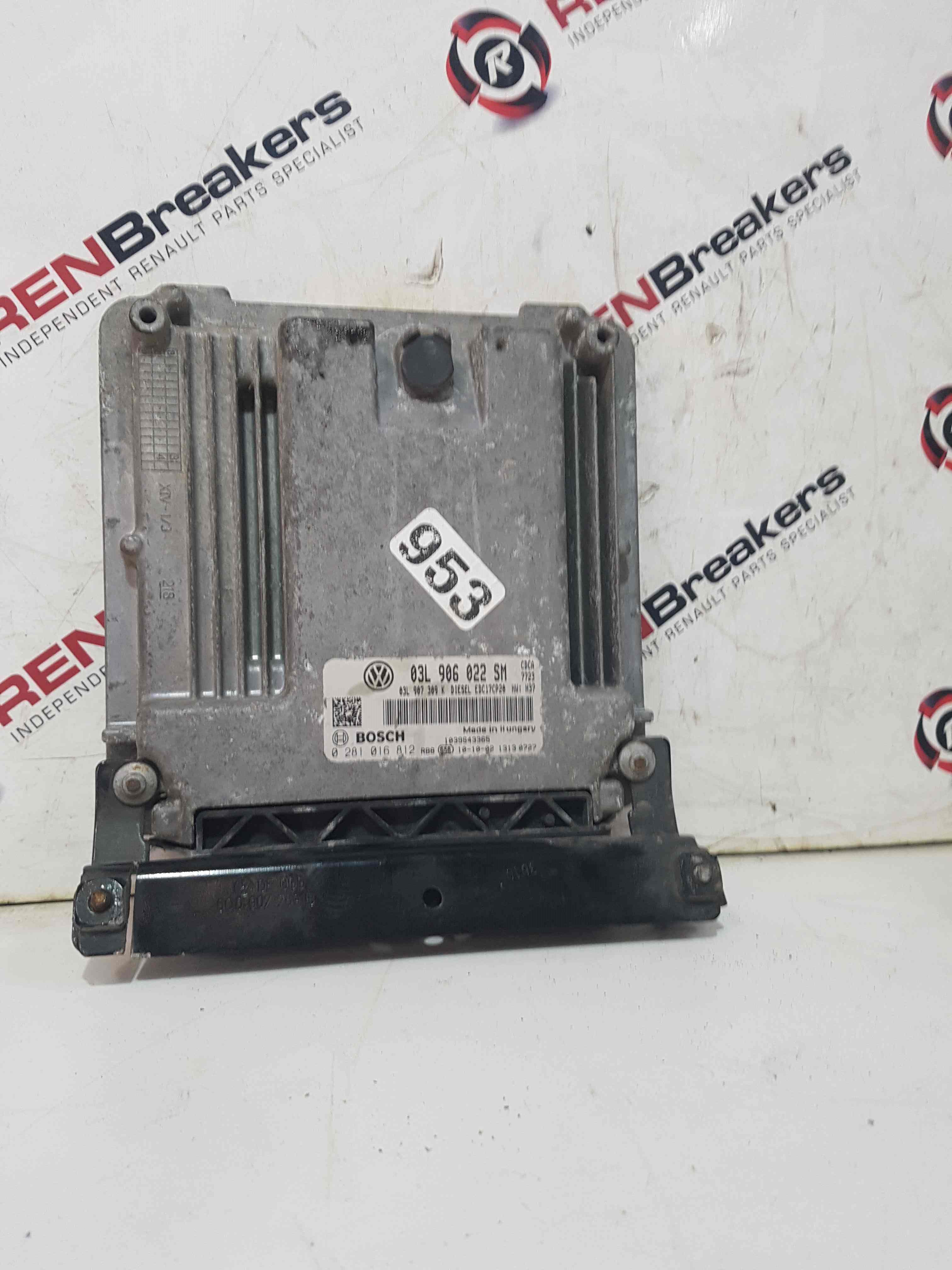 Volkswagen Amarok 2010-2018 2.0 TDI Manual Engine Control Unit ECU  Cdca 