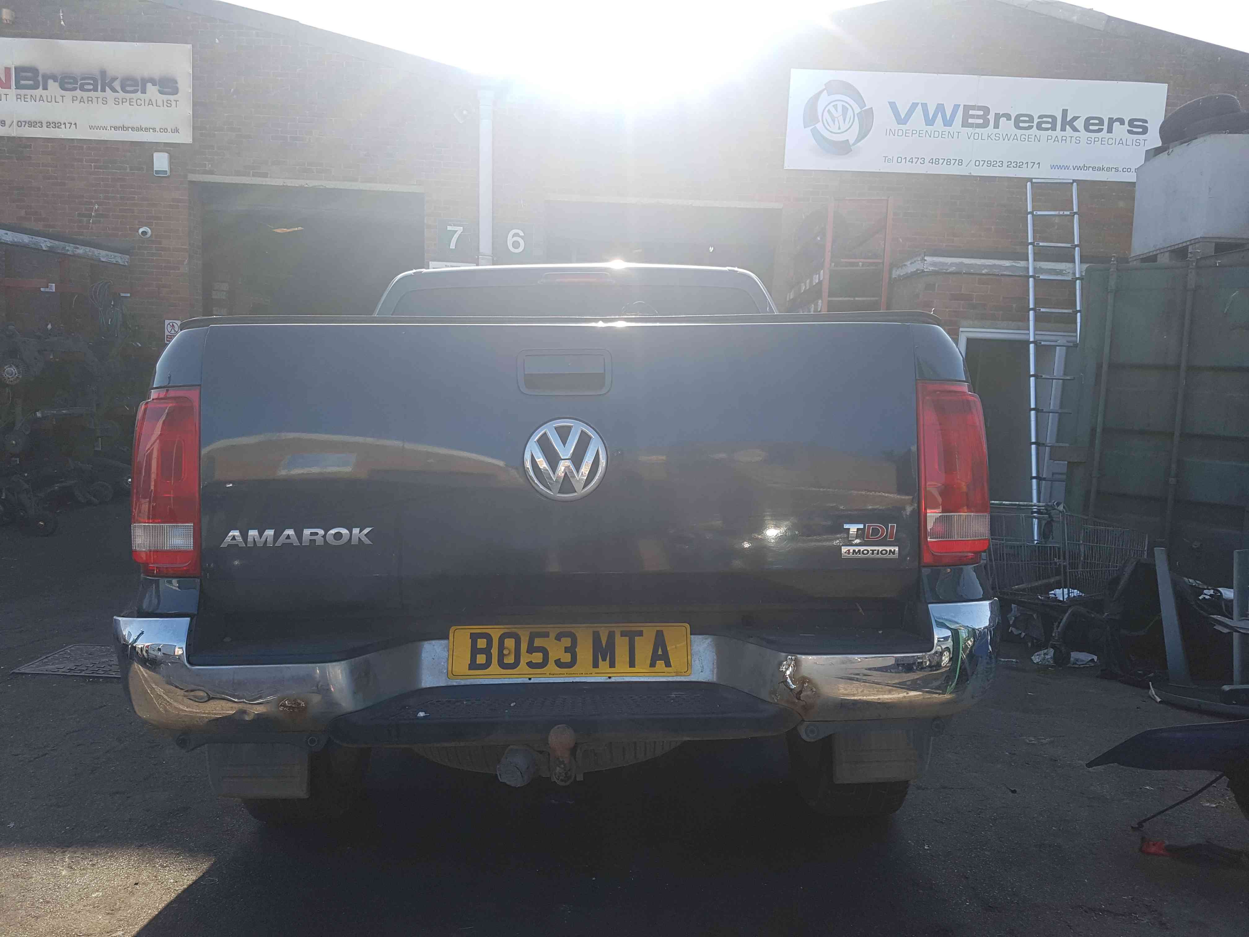 Volkswagen Amarok 2010-2018 Tailgate Boot Lid Blue Lt5u T5u