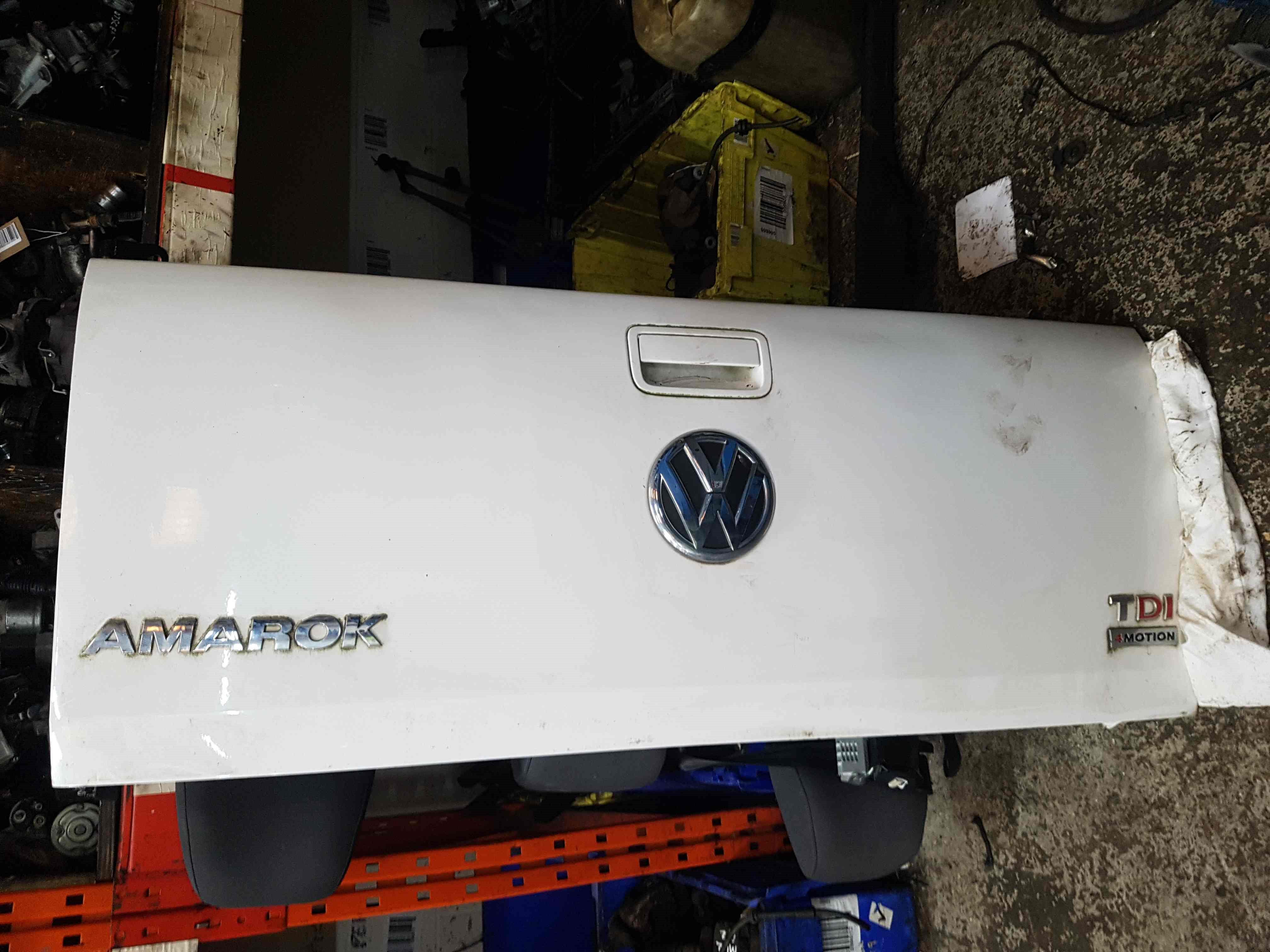 Volkswagen Amarok 2010-2018 White B4b4 Buck Bed Tail Gate Trunk Lid Door