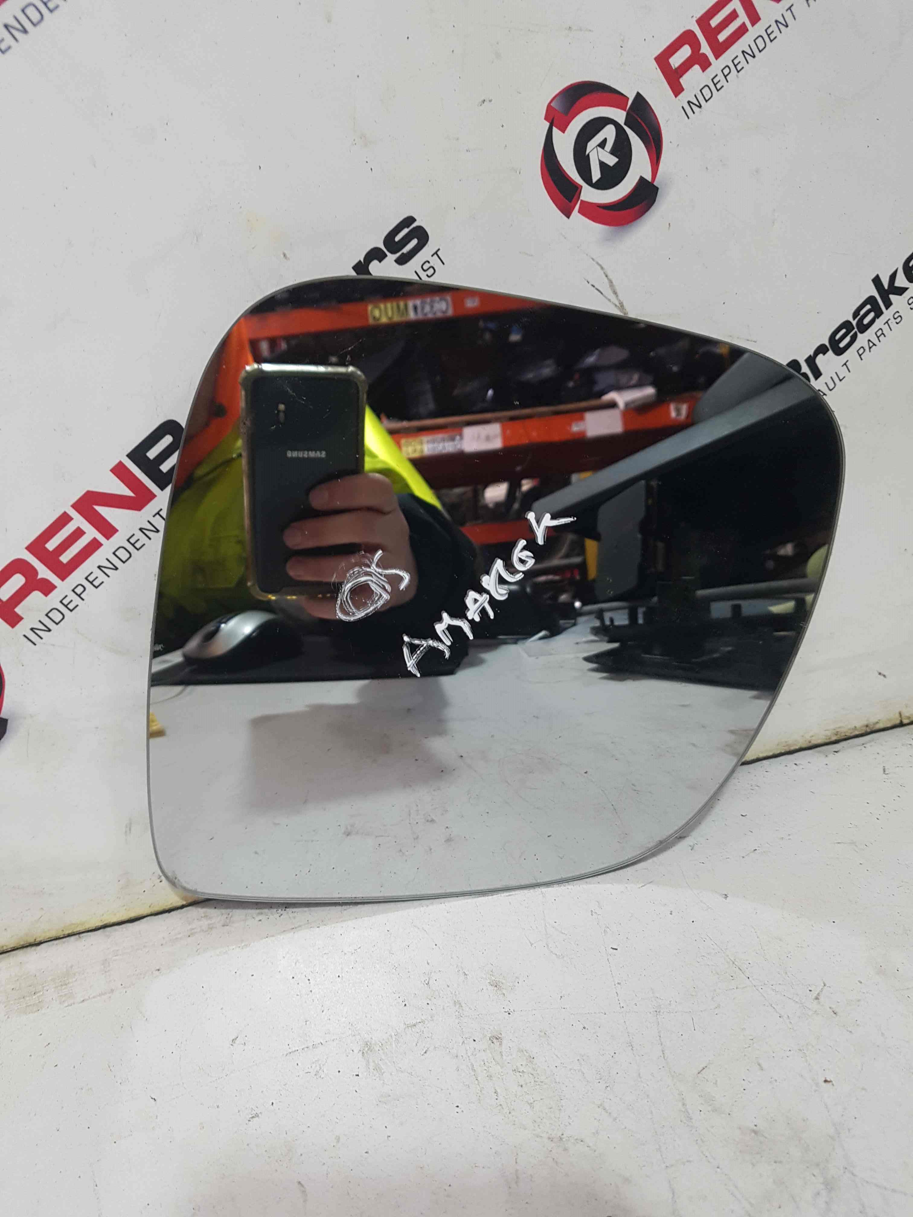 Volkswagen Amarok MK1 2010-2018 Os OSF Mirror  Glass Heated