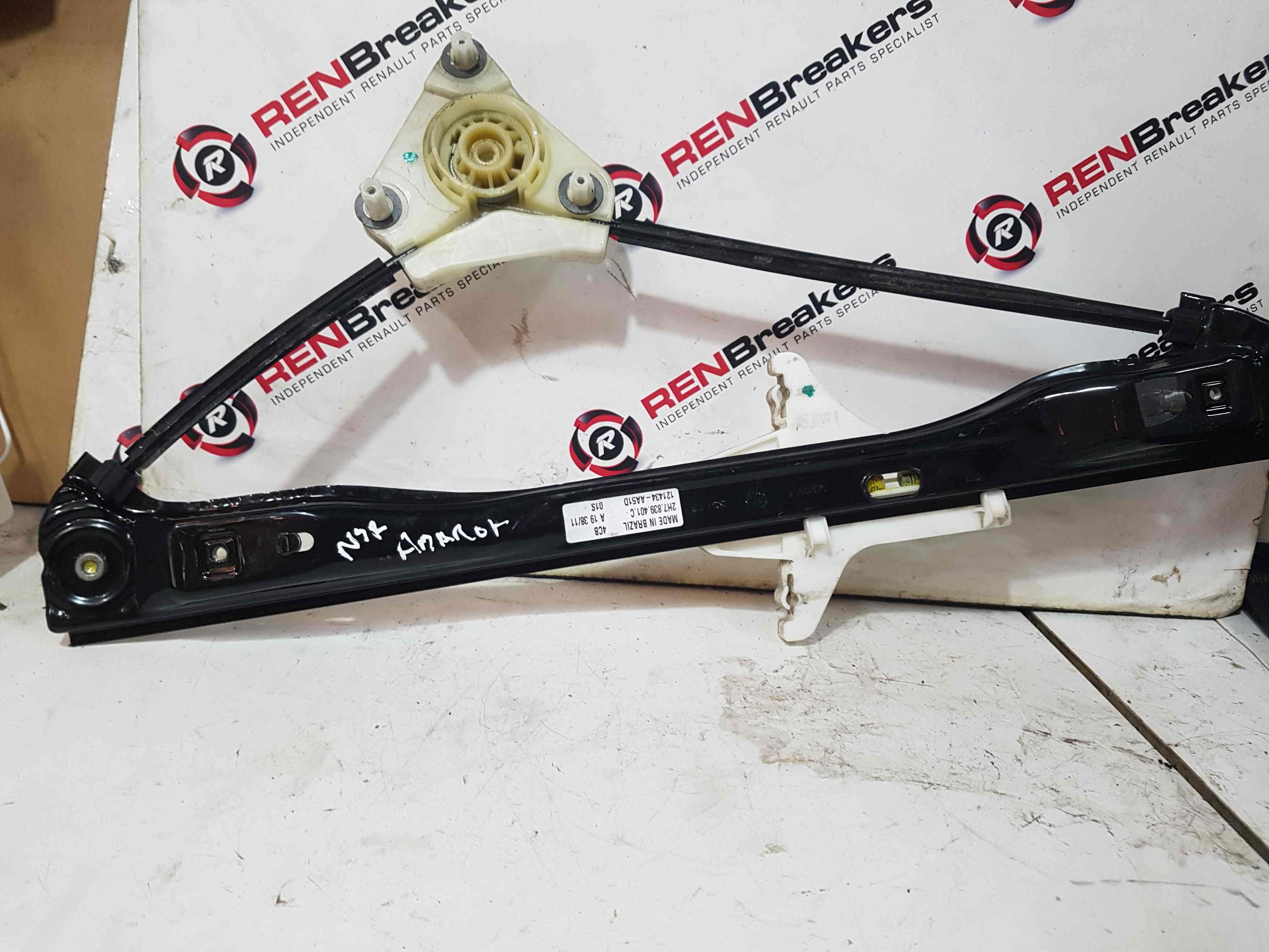 Volkswagen Amarok MK1 2010-2018 Passenger NSR Rear Window Regulator 2H7839401c