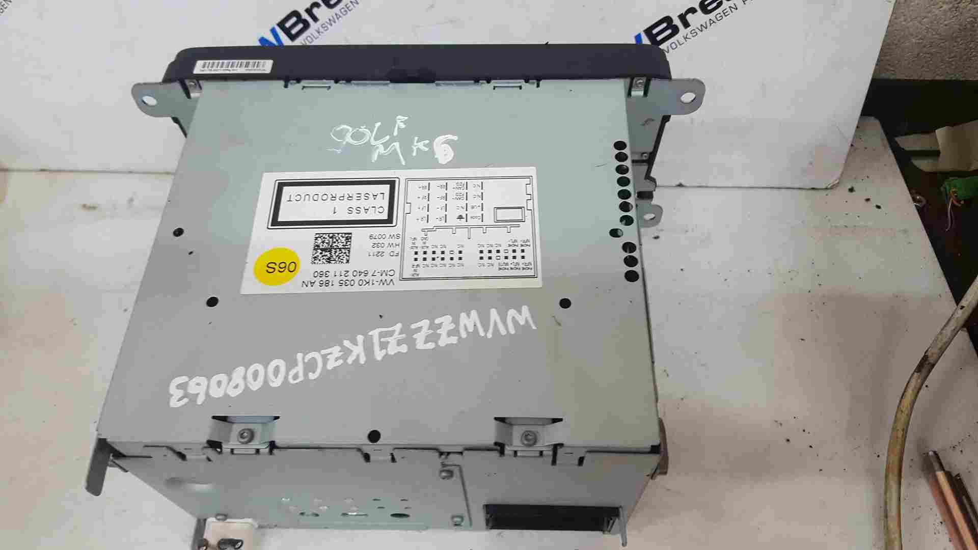 Volkswagen Amarok MK1 2010-2018 Radio Cd Player Head Unit 1k0035186AN