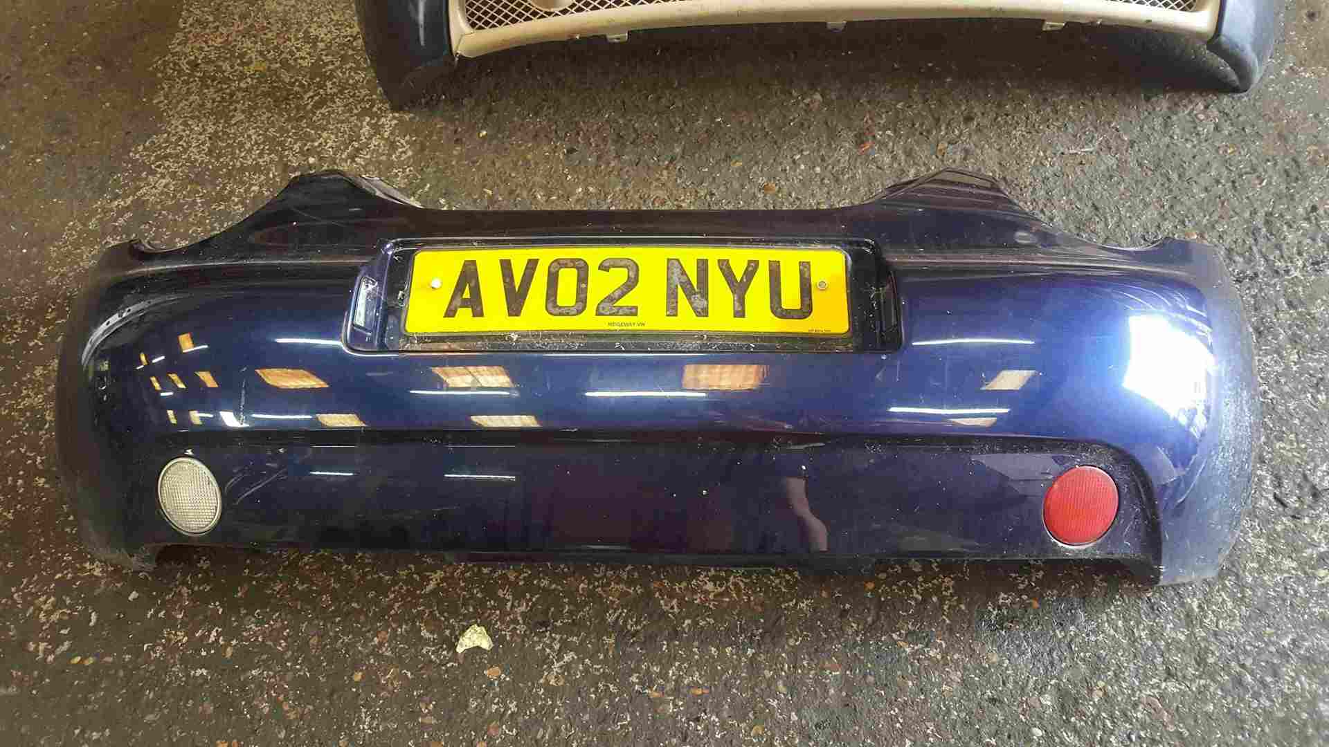 Volkswagen Beetle 1998-2005 Rear Bumper Blue LC5R