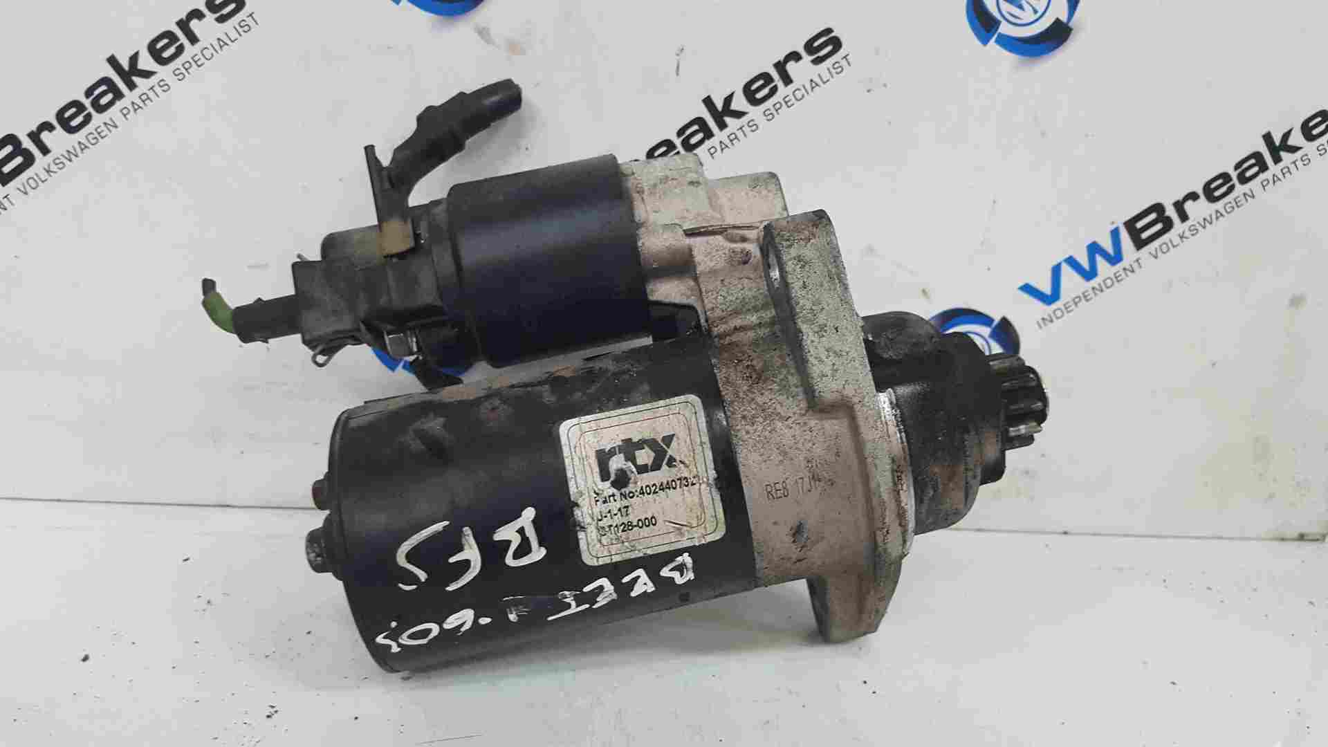 Volkswagen Beetle 1998-2006 1.6 8v Starter Motor RTX 402440732