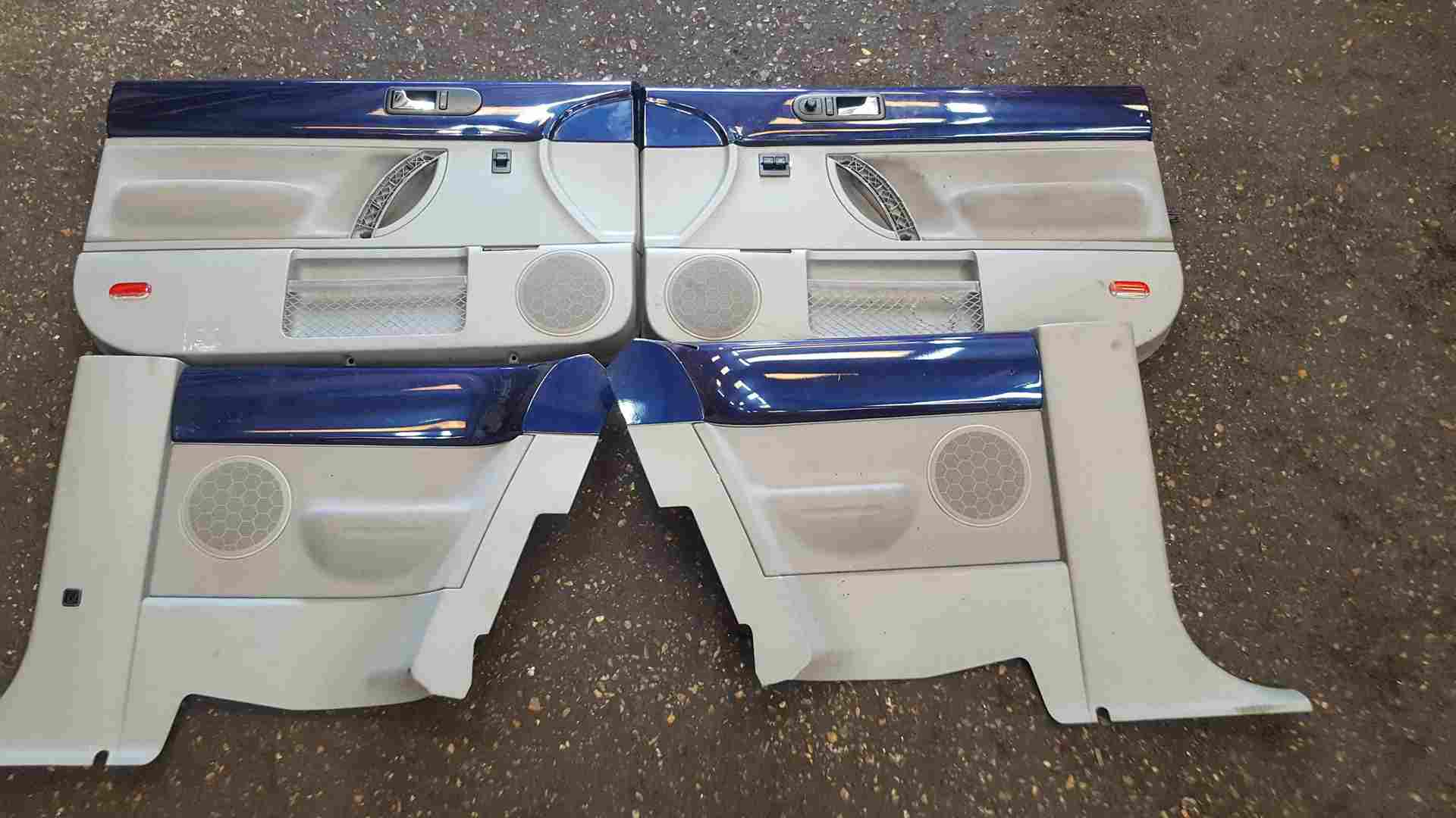 Volkswagen Beetle 1998-2006 Door Cards Blue Set X4 Front Rear