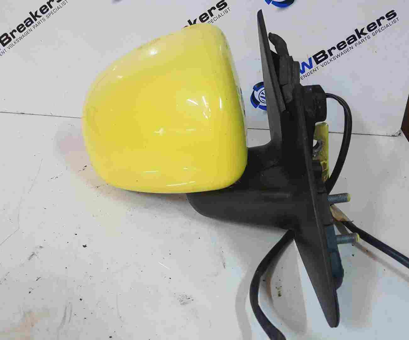 Volkswagen Beetle 1998-2006 Drivers OS Wing Mirror Yellow LD1B
