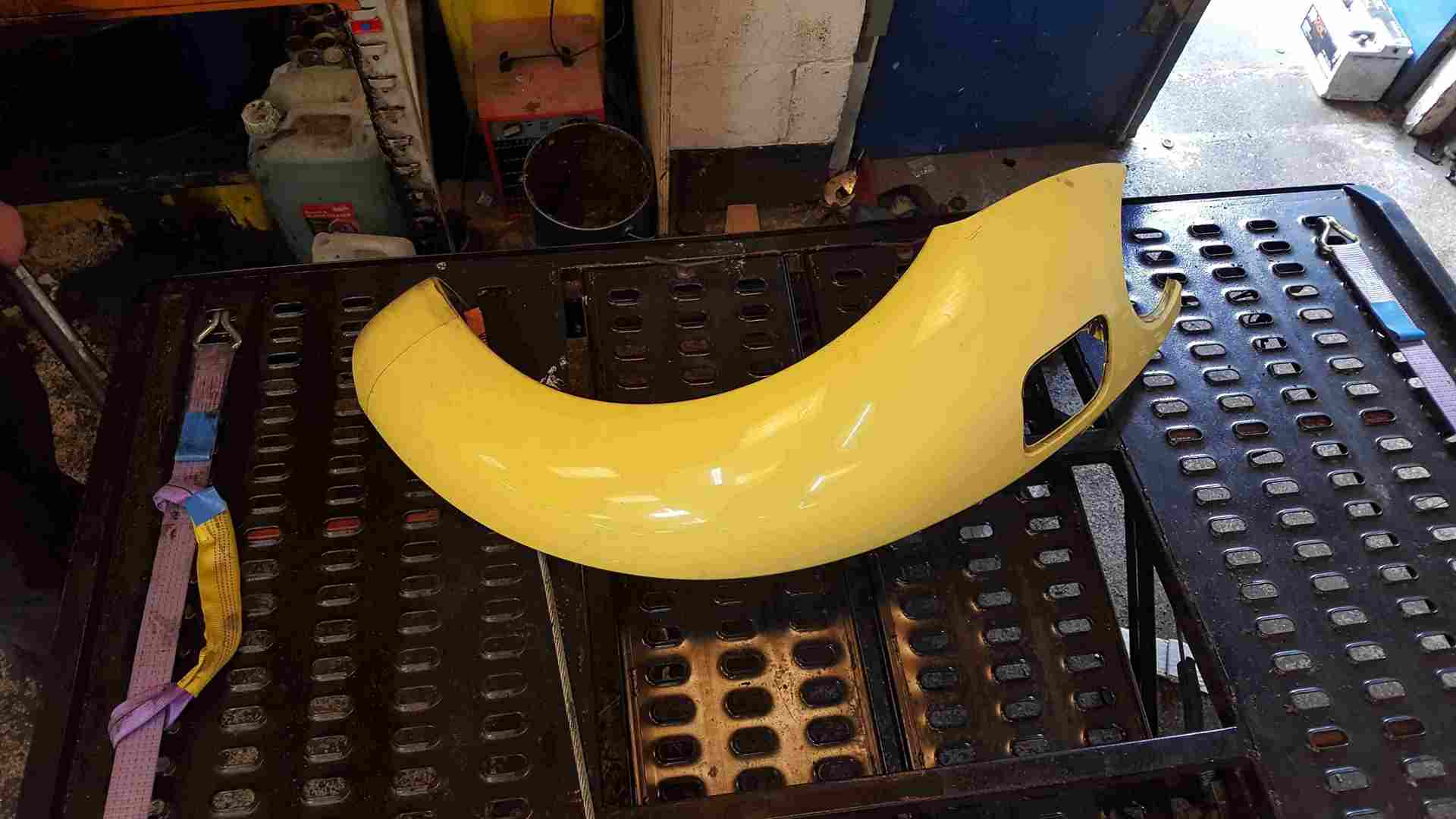 Volkswagen Beetle 1998-2006 Drivers OSR Rear Arch Yellow LD1B