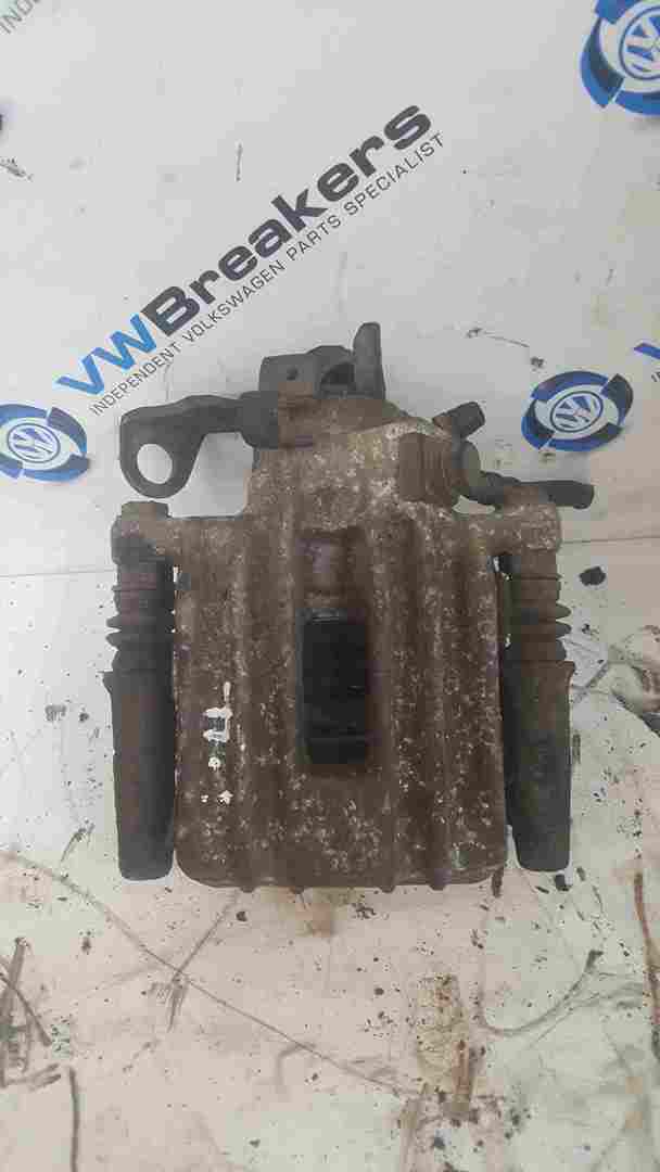 Volkswagen Beetle 1998-2006 Drivers OSR Rear Brake Caliper + Carrier