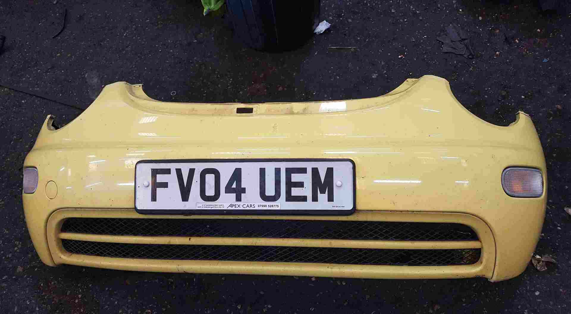 Volkswagen Beetle 1998-2006 Front Bumper Yellow LB1B