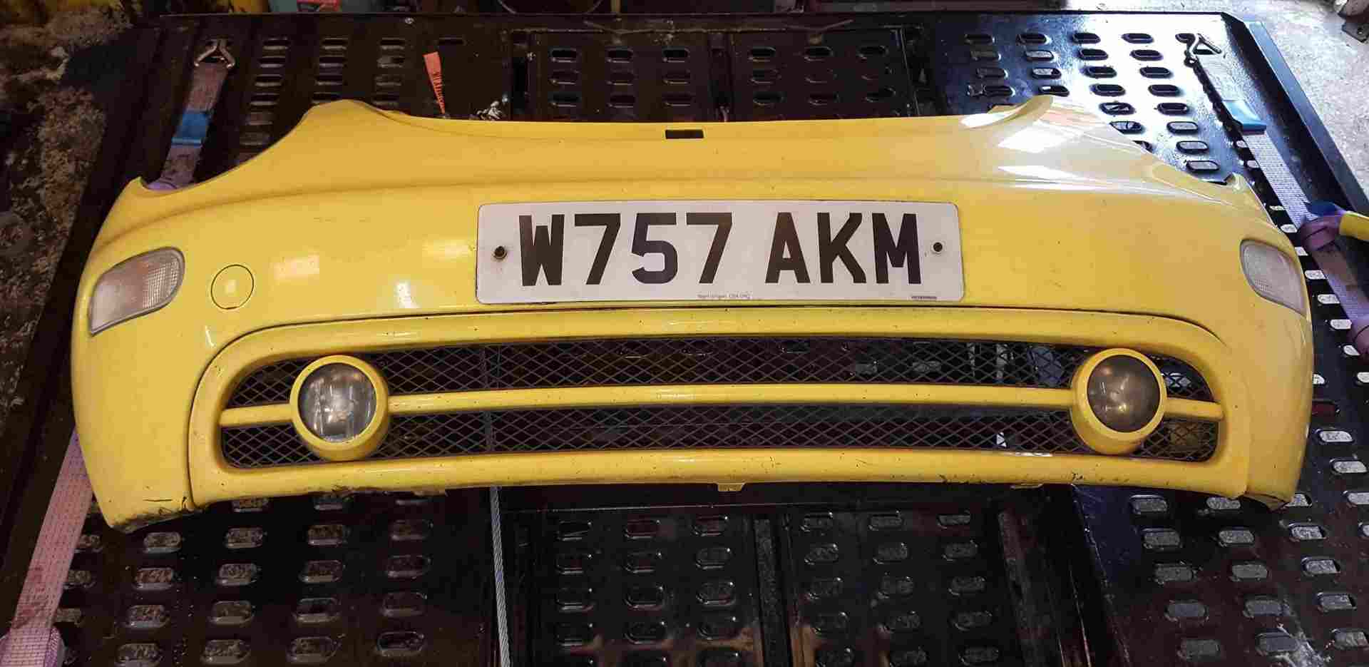 Volkswagen Beetle 1998-2006 Front Bumper Yellow LD1B
