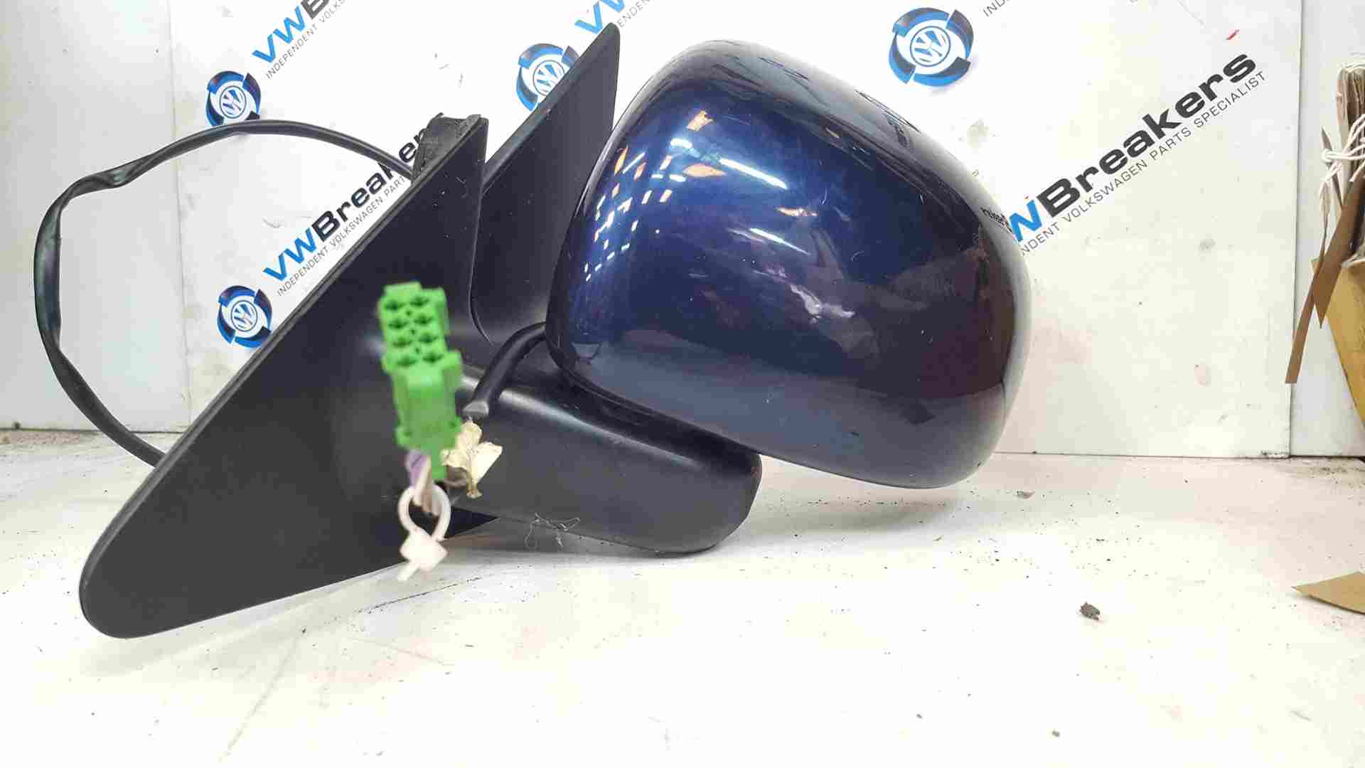 Volkswagen Beetle 1998-2006 Passenger NS Wing Mirror Blue LC5R