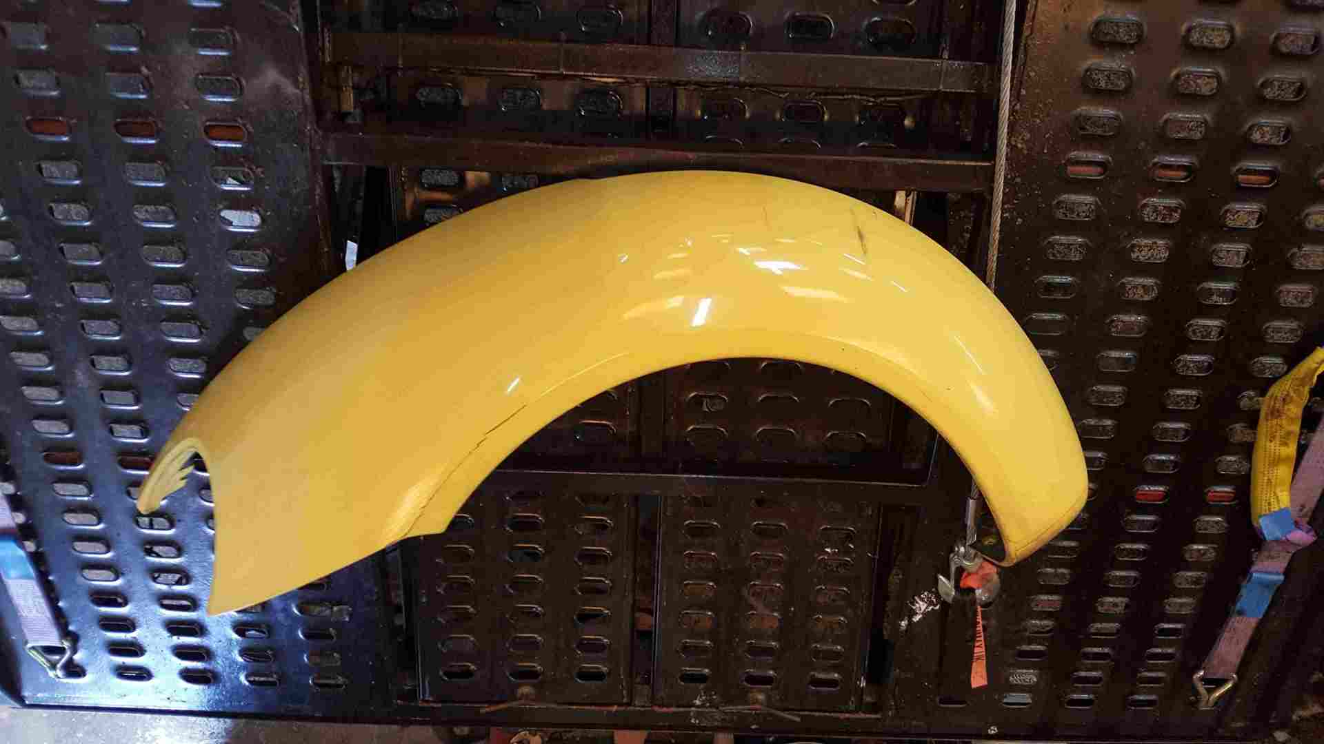 Volkswagen Beetle 1998-2006 Passenger NSF Front Arch Yellow LD1B