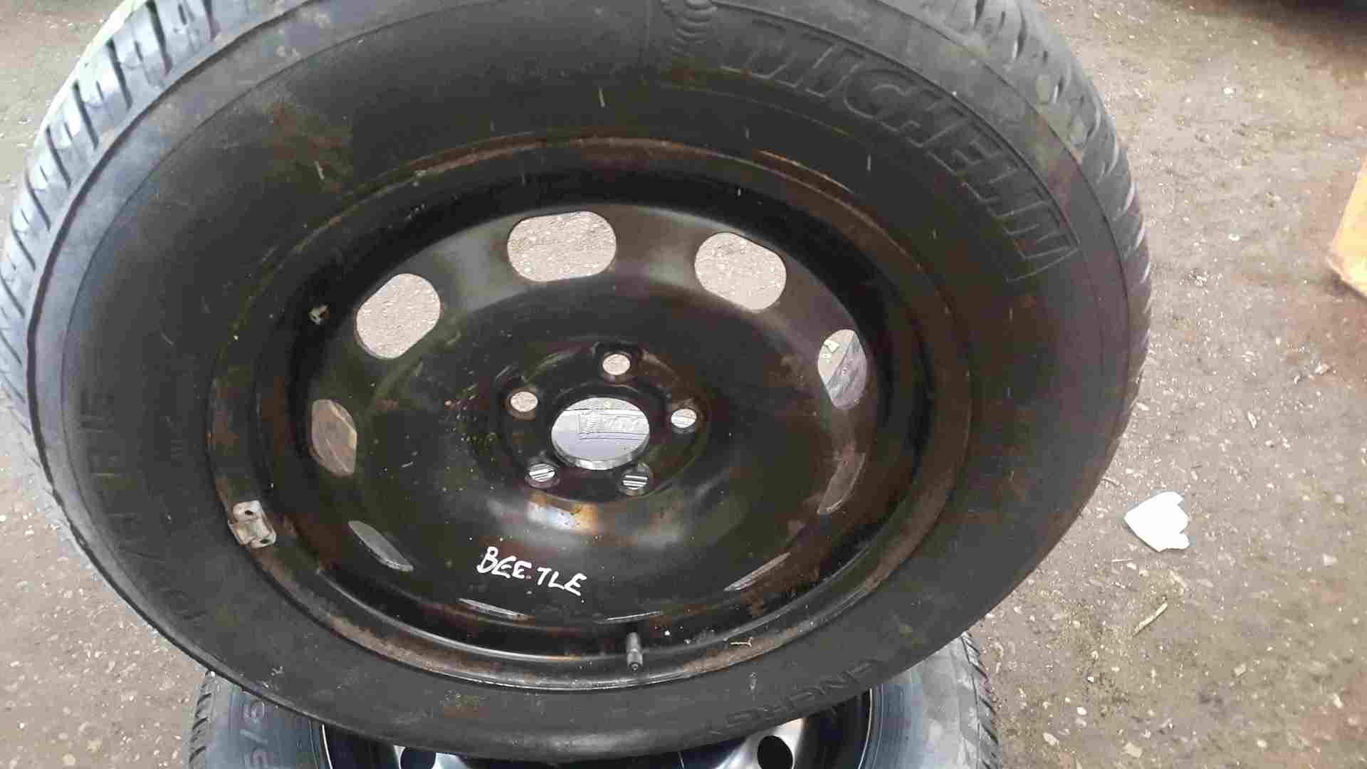 Volkswagen Beetle 1998-2006 Steel Wheel Rim   Tyre 195 65 15 