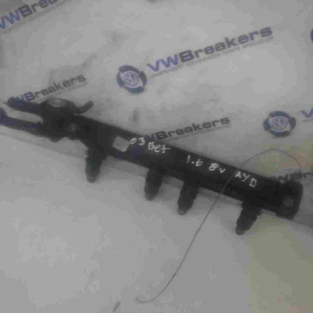 Volkswagen Beetle 1999-2006 1.6 8v Fuel Injectors X4 + Rail AYD 06A133317A