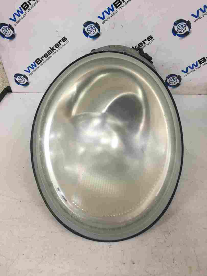 Volkswagen Beetle 2000-2006 Drivers OSF Front Headlight Cloudy 1C2941006d