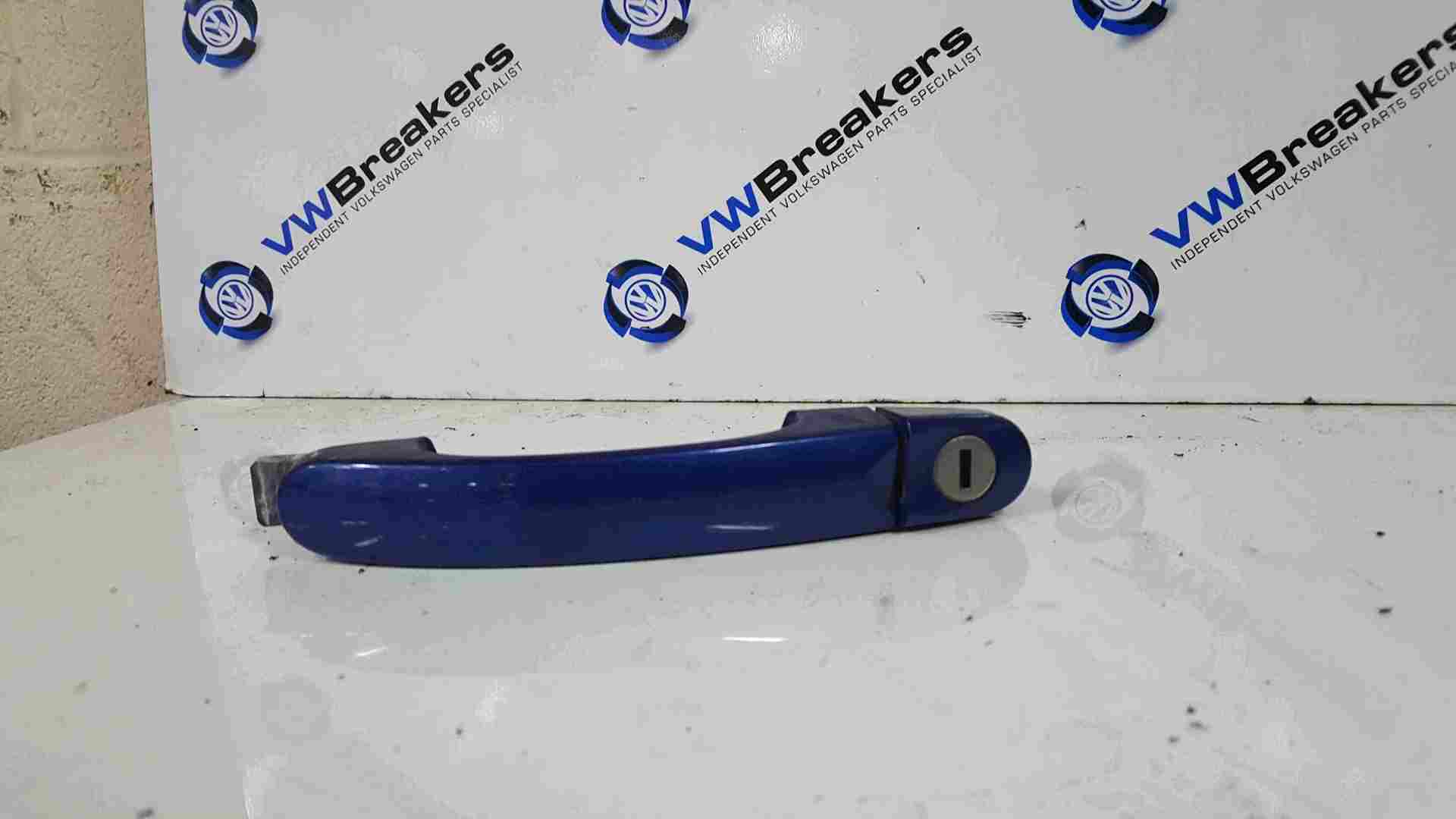 Volkswagen Beetle 2006-2011 Drivers OSF Front Door Handle Blue LC5J