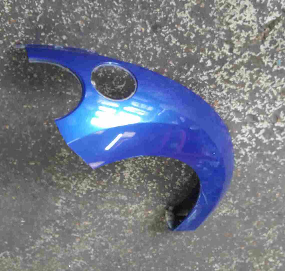 Volkswagen Beetle 2006-2011 Drivers OSR Rear Wing Arch Blue LC5J