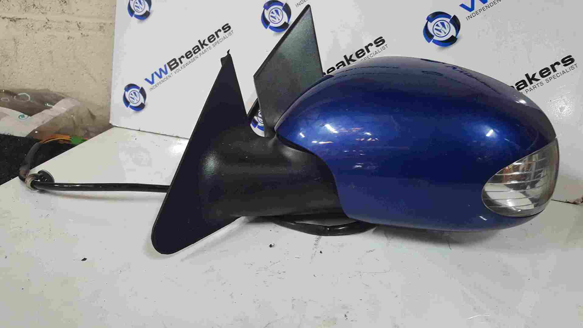 Volkswagen Beetle 2006-2011 Passenger NS Wing Mirror Blue LC5J