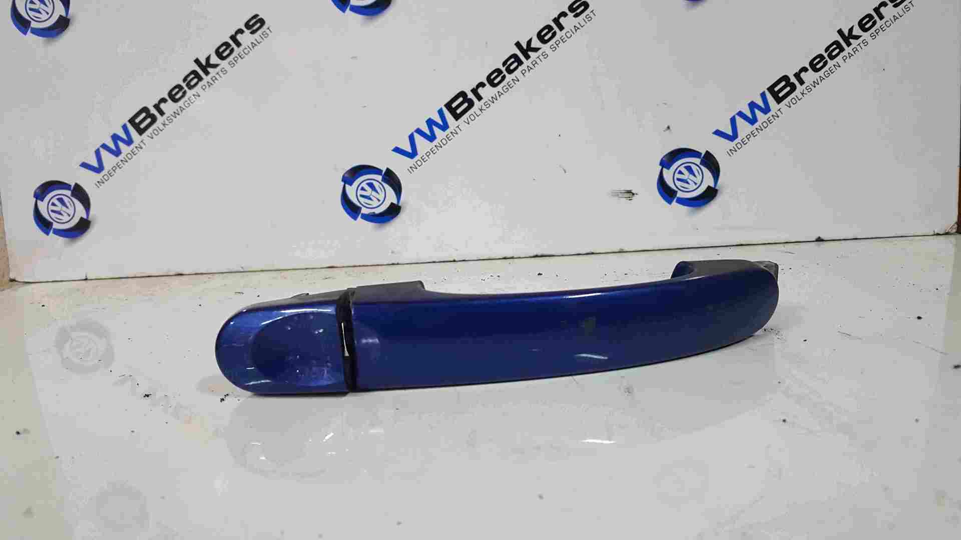 Volkswagen Beetle 2006-2011 Passenger NSF Front Door Handle Blue LC5J