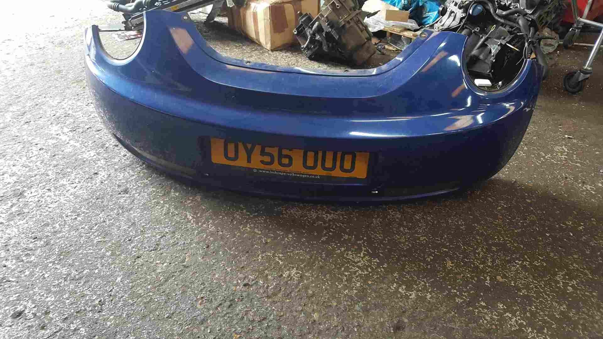 Volkswagen Beetle 2006-2011 Rear Bumper Blue LC5J