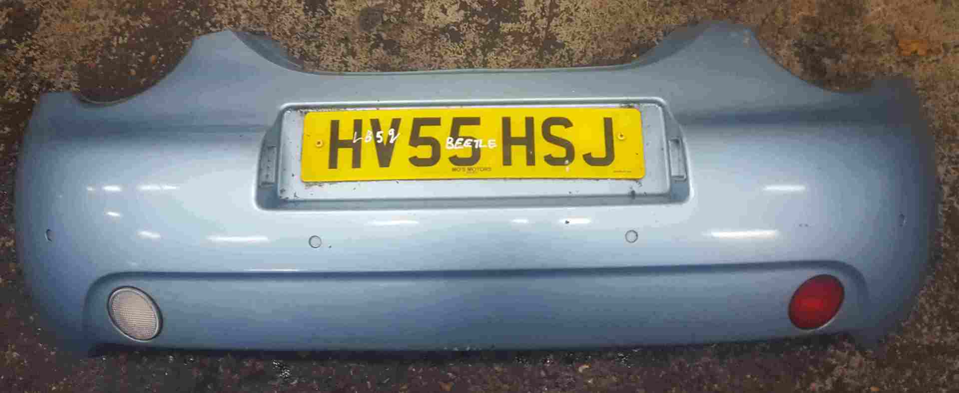 Volkswagen Beetle A4 1998-2006 Rear Bumper Blue LB5Q 