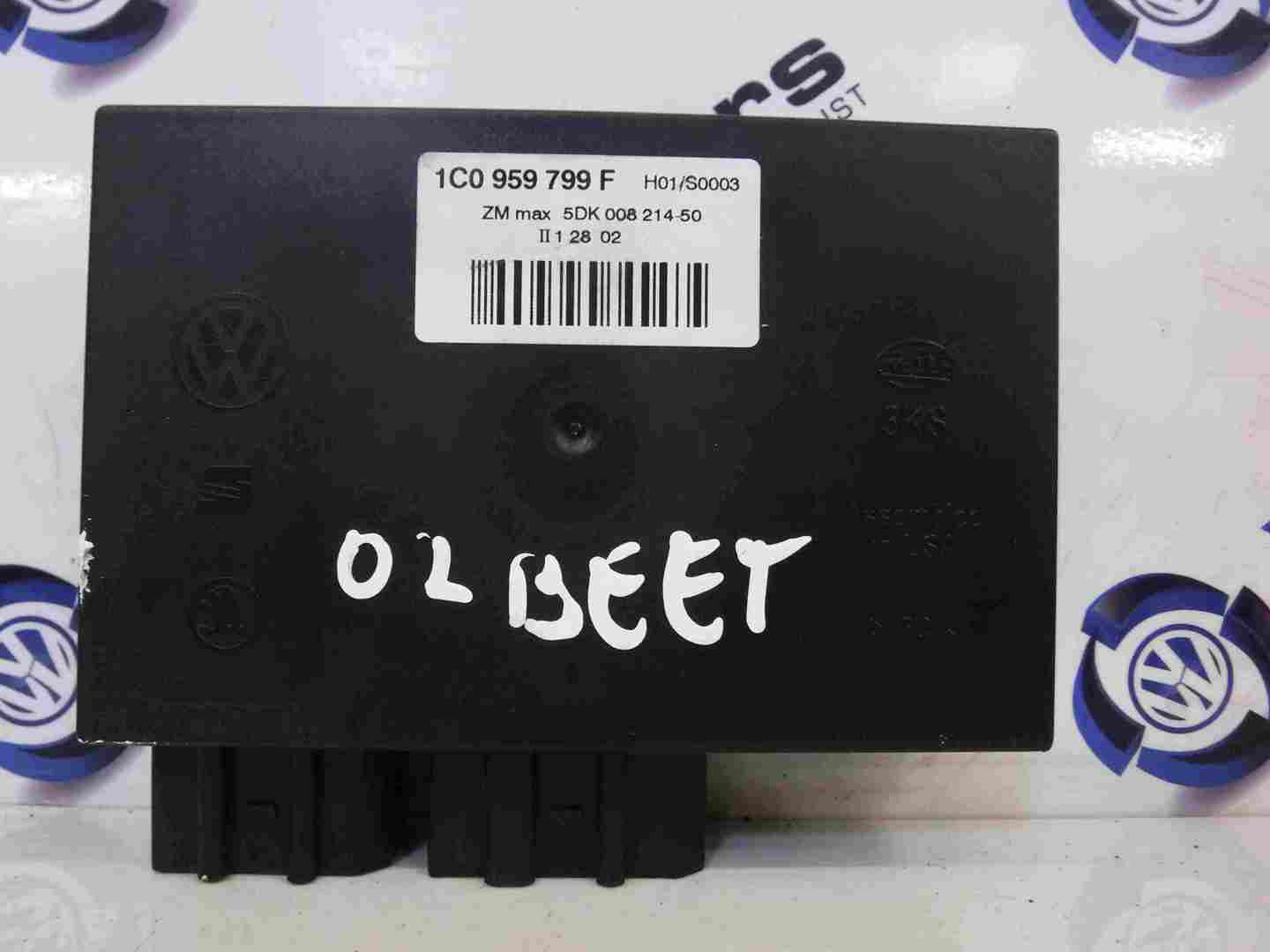 Volkswagen Beetle A4 2000-2006 Beetle Seat Convenience Comfort Module 1C0959799F