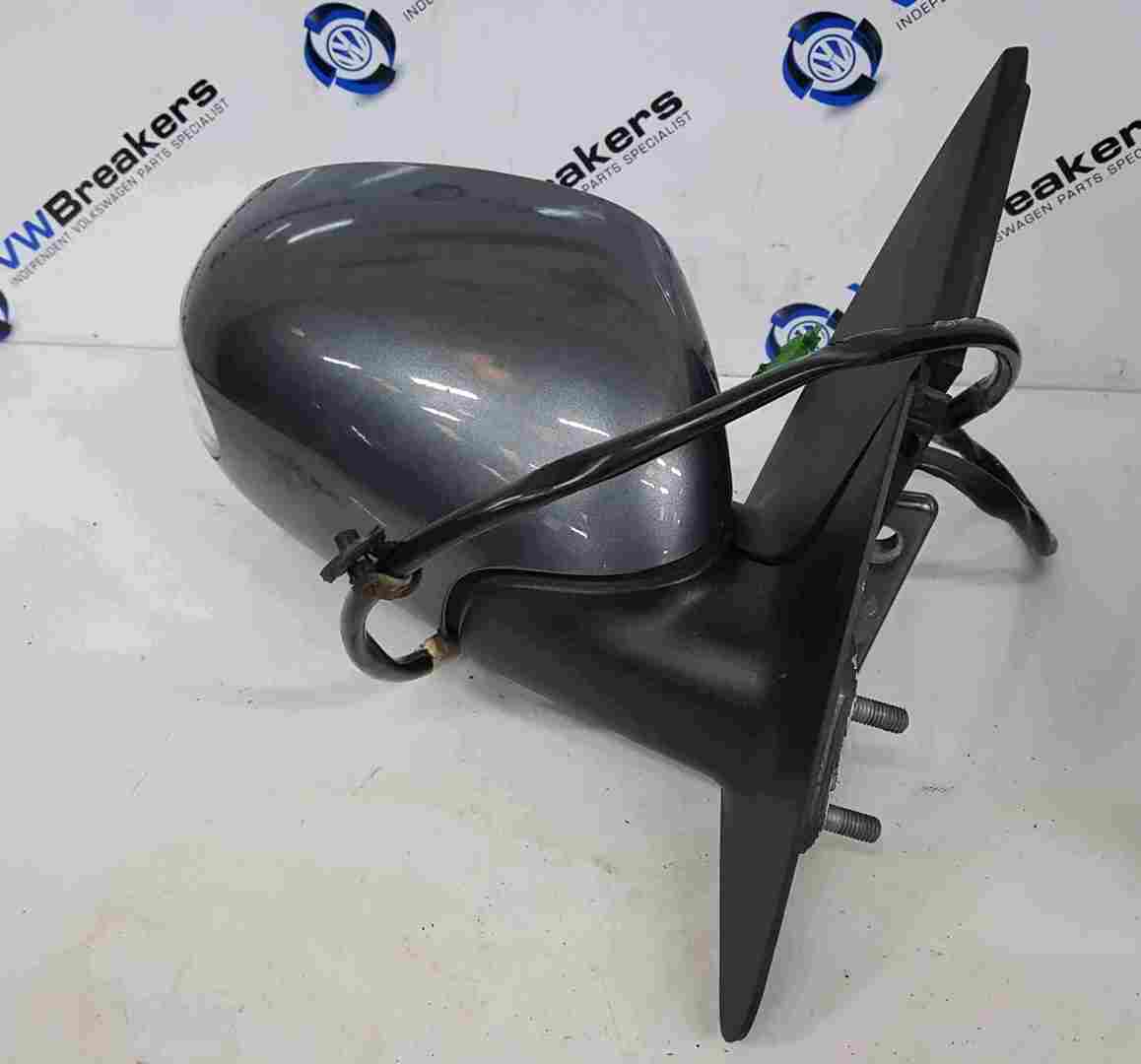 Volkswagen Beetle Convertible 1999-2006 Drivers OS Wing Mirror Grey LD7X