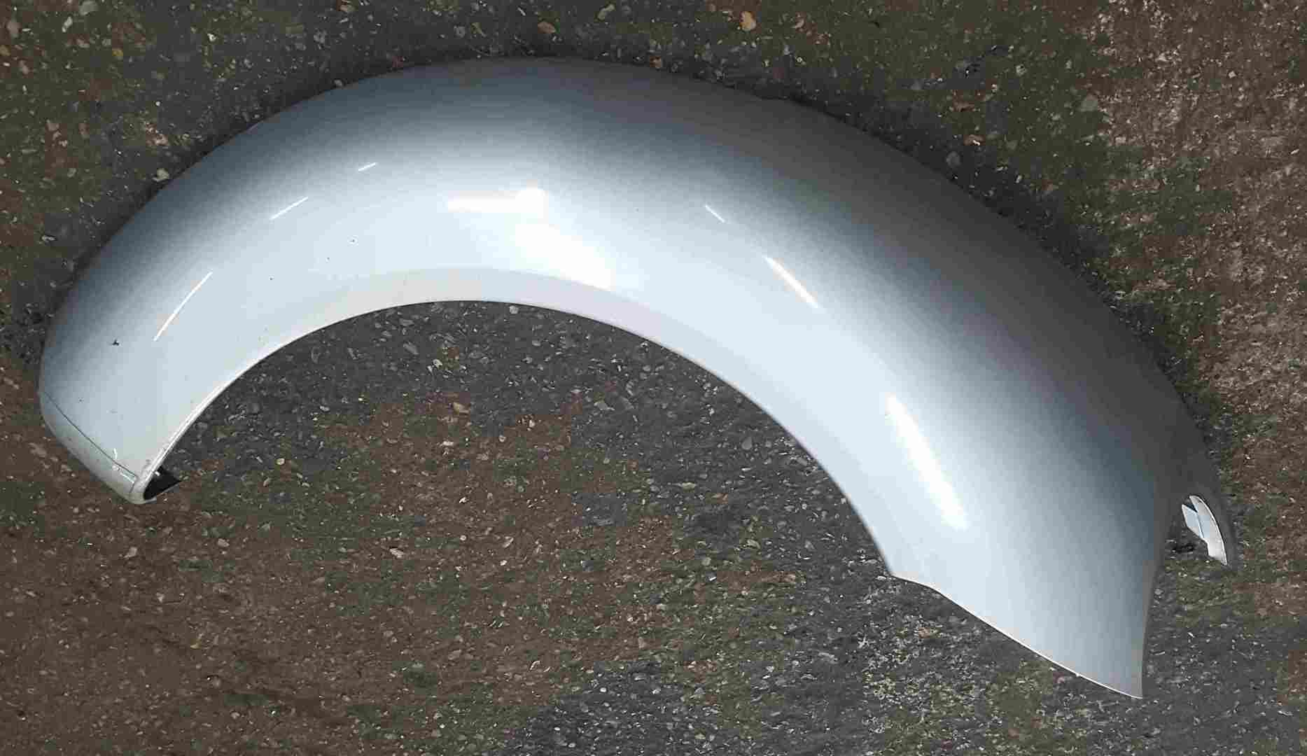 Volkswagen Beetle Convertible 1999-2006 Drivers OSF Front Arch Wing Silver LA7W