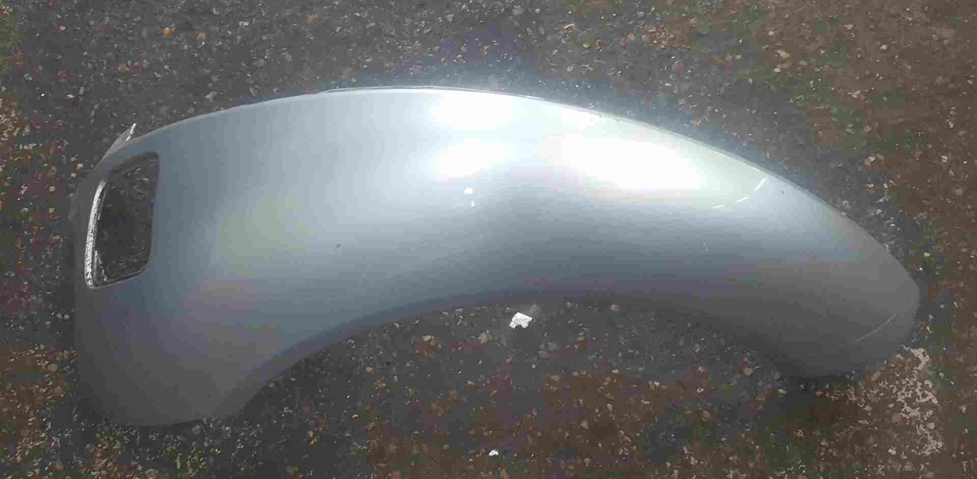 Volkswagen Beetle Convertible 1999-2006 Drivers OSR Rear Arch Wing Silver LA7W