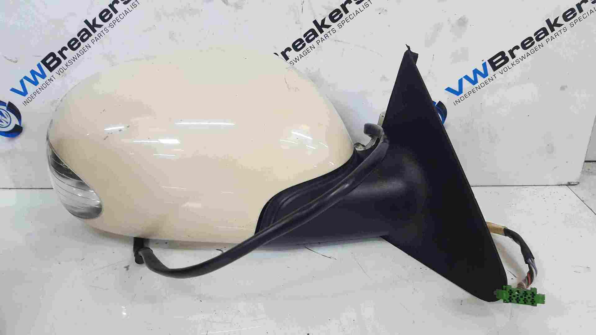 Volkswagen Beetle Convertible 2002-2006 Drivers OS Wing Mirror Beige LB1M