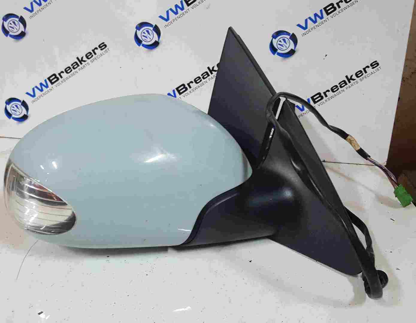 Volkswagen Beetle Convertible 2002-2006 Drivers OS Wing Mirror Blue LB5B