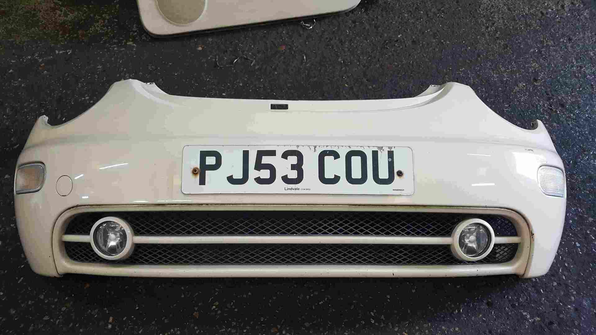 Volkswagen Beetle Convertible 2002-2006 Front Bumper Beige LB1M