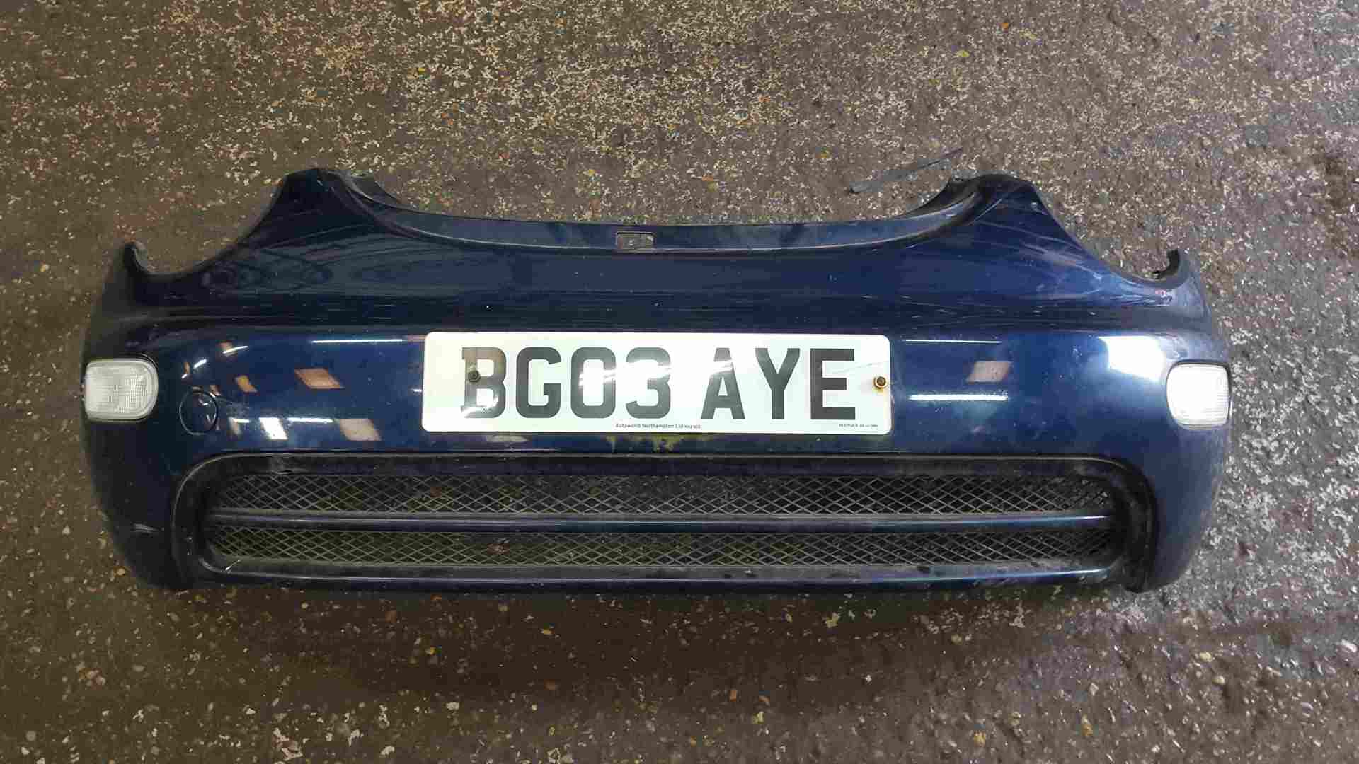 Volkswagen Beetle Convertible 2002-2006 Front Bumper Blue LG5V