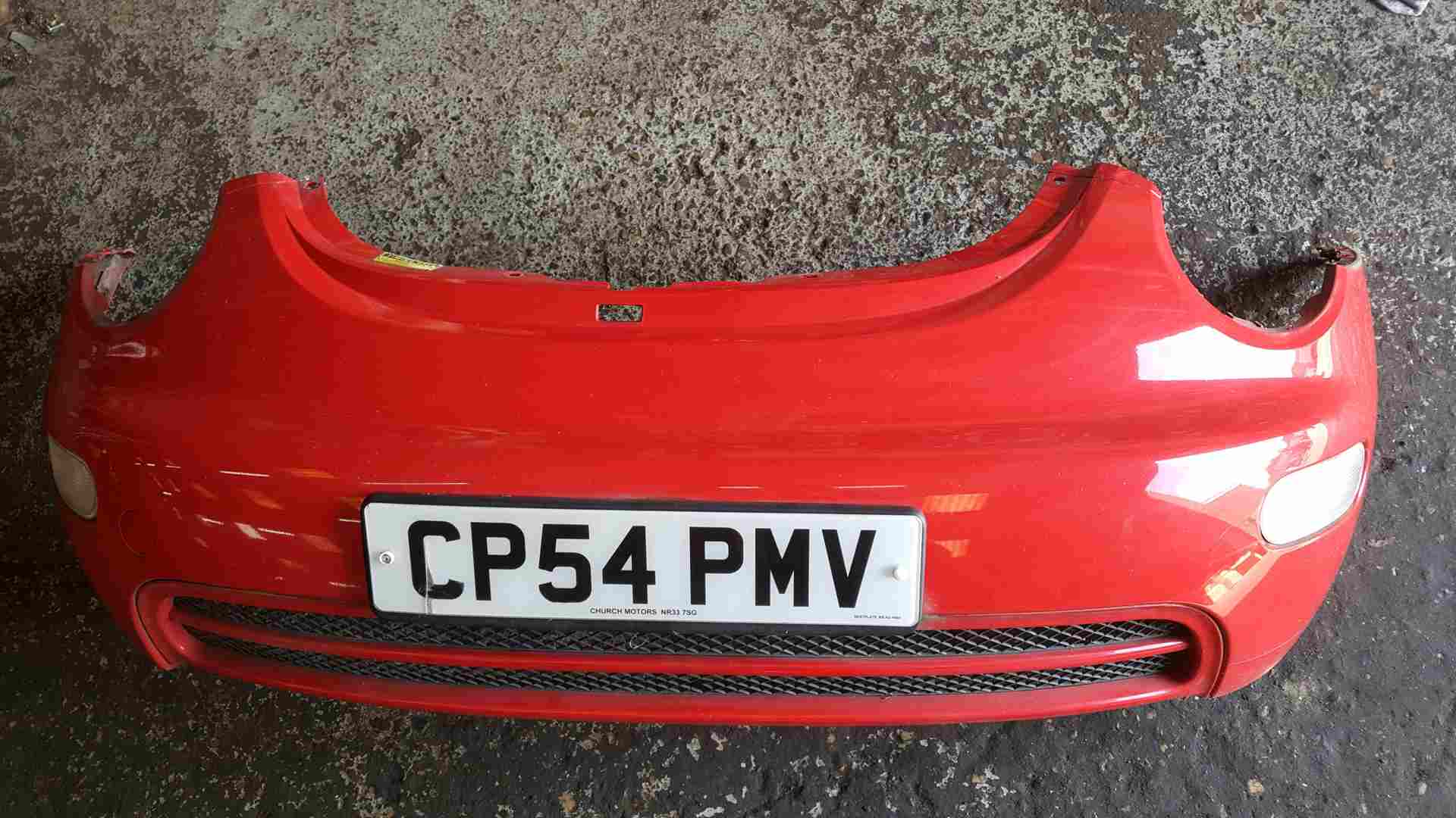 Volkswagen Beetle Convertible 2002 2006 Front Bumper RED Lg3l Store 