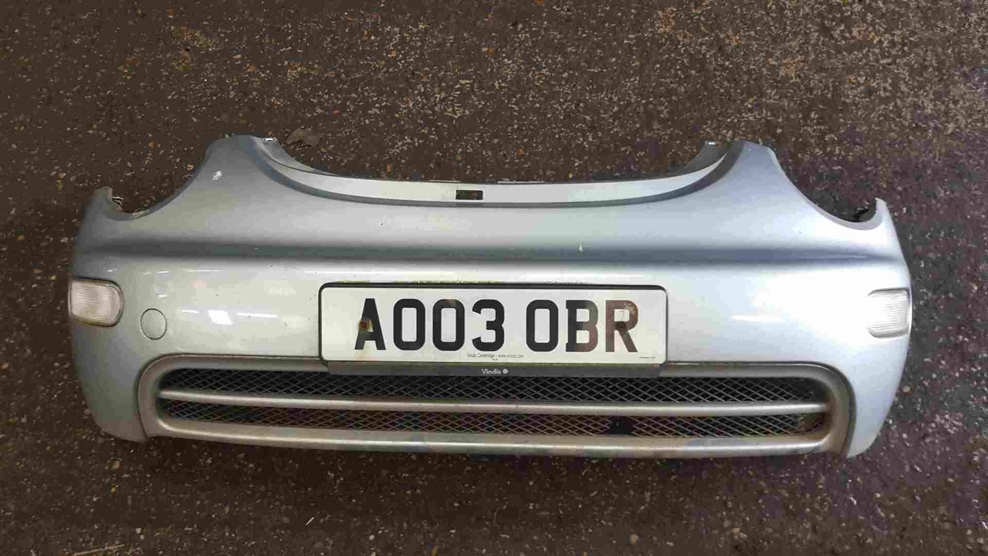 Volkswagen Beetle Convertible 2002-2006 Front Bumper Silver LA7W