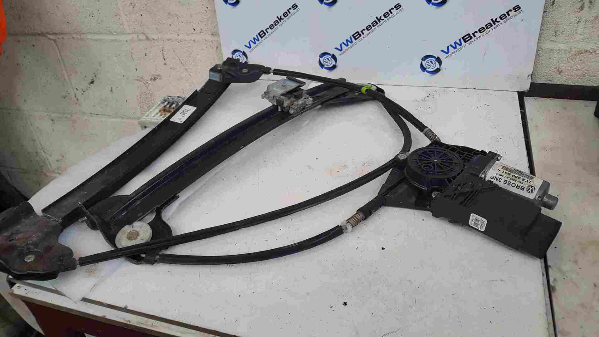 Volkswagen Beetle Convertible 2002-2006 Passenger NS Front Window Motor Reg