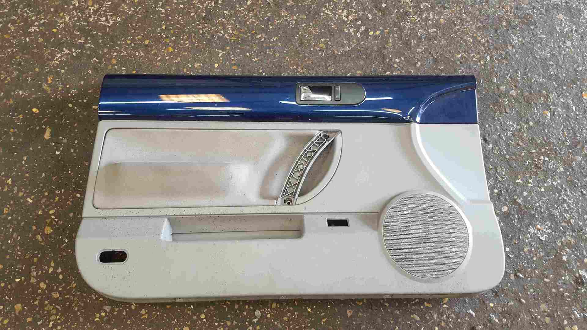 Volkswagen Beetle Convertible 2002-2006 Passenger NSF Front Door Card Blue