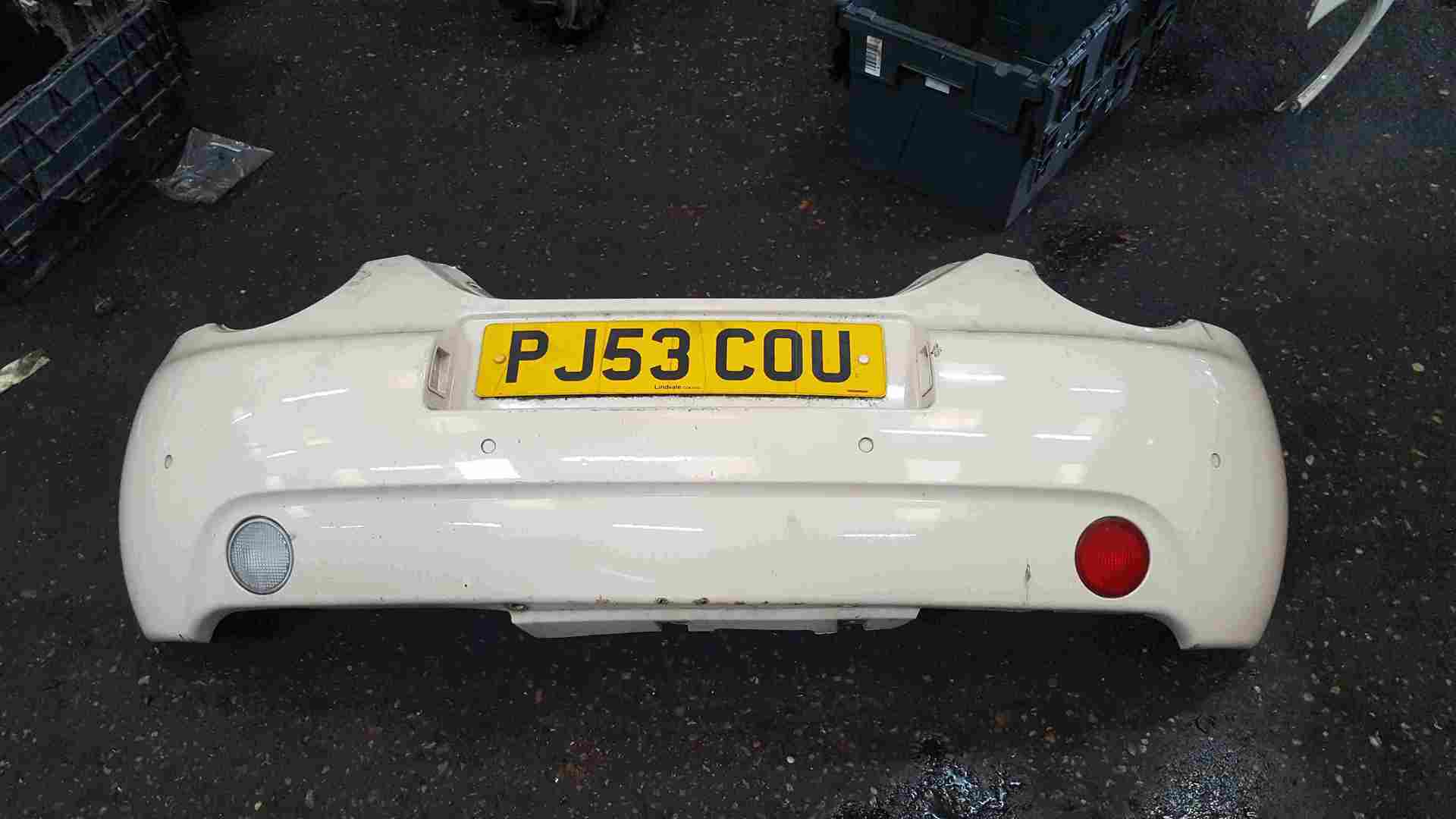 Volkswagen Beetle Convertible 2002-2006 Rear Bumper Beige LB1M