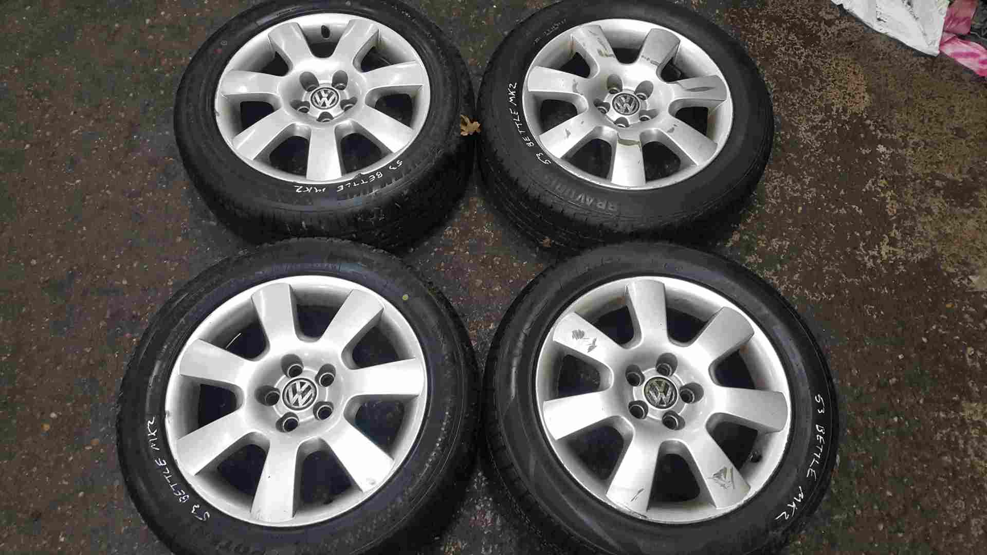 Volkswagen Beetle Convertible 2003-2006 Alloy Wheels Set 16inch 1c0601025H