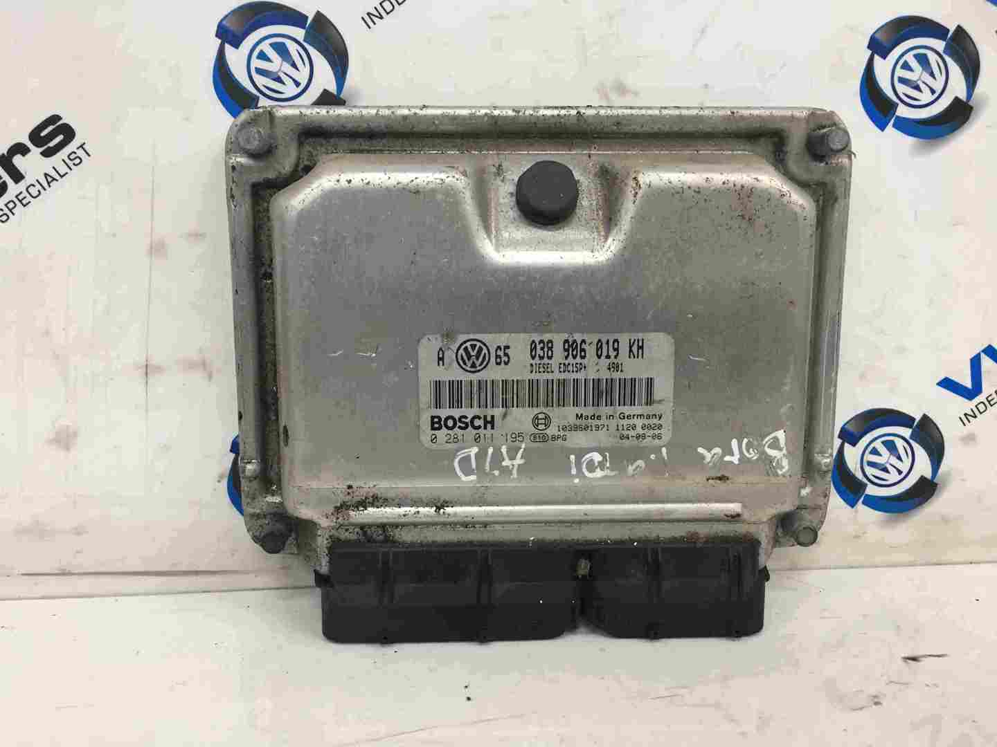 Volkswagen Bora 1998-2005 Engine Control ECU Comptuer 038906019KH