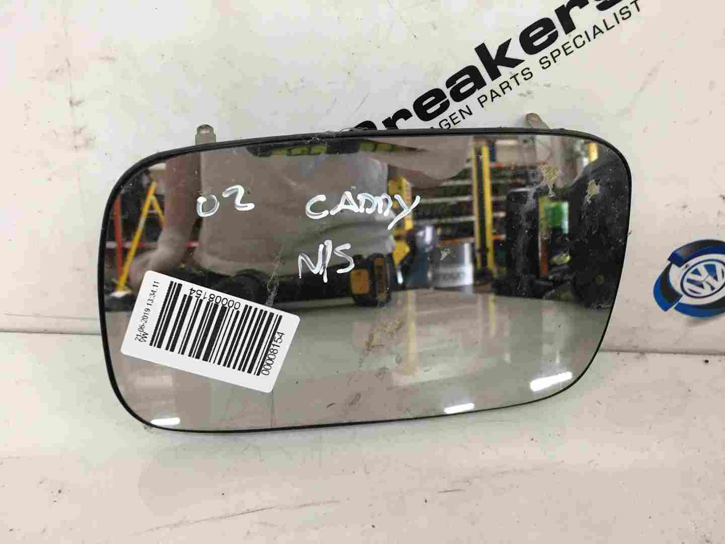 Volkswagen Caddy 1996-2004 Passenger NS Wing Mirror Glass