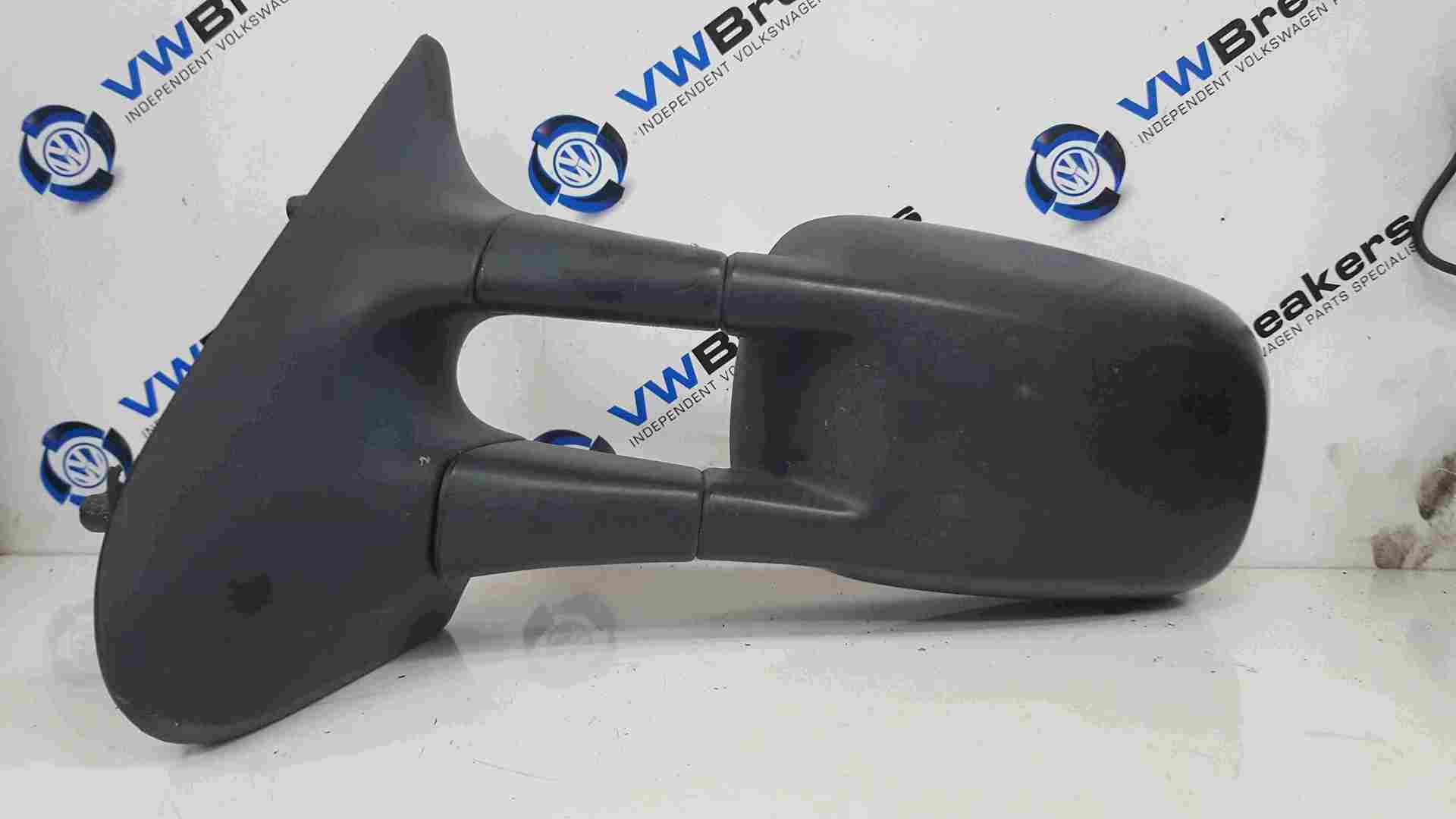 Volkswagen Caddy 1996-2004 Passenger NS Wing Mirror Plain Black