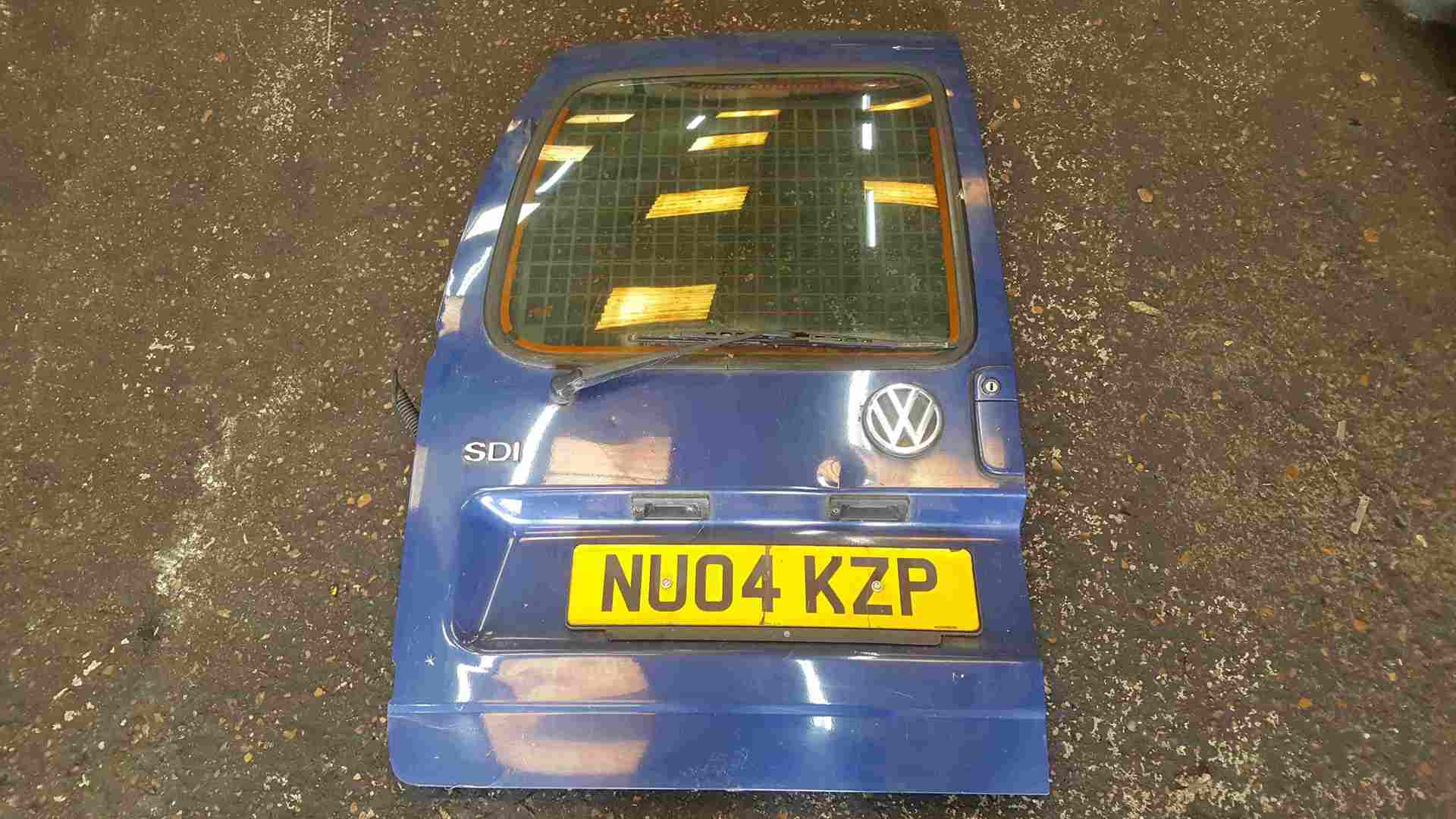 Volkswagen Caddy 1996-2004 Passenger NSR Rear Barn Door Blue LL5M