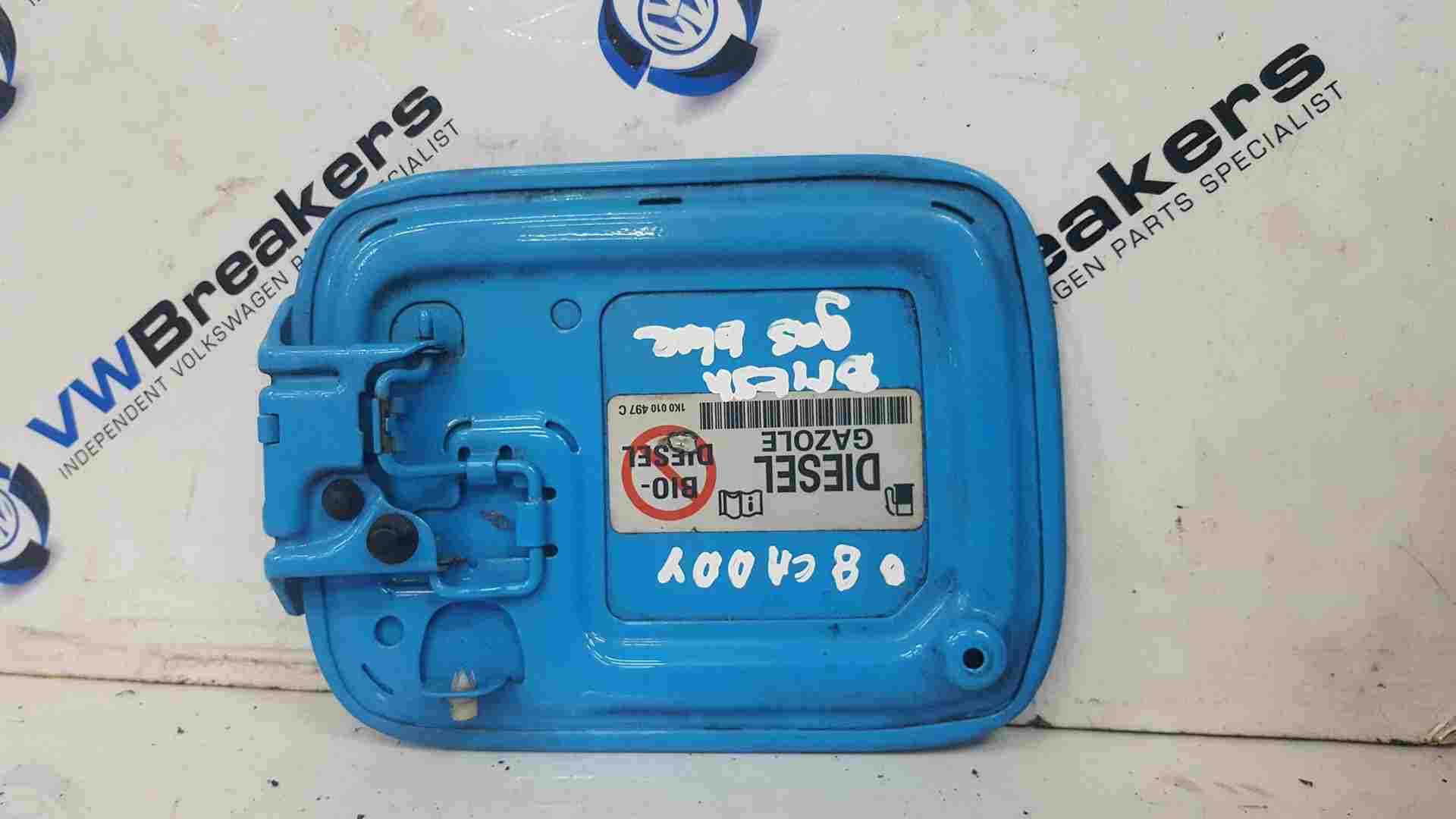 Volkswagen Caddy 20042010 Fuel Flap Cover British GAS Blue 1K0010497C