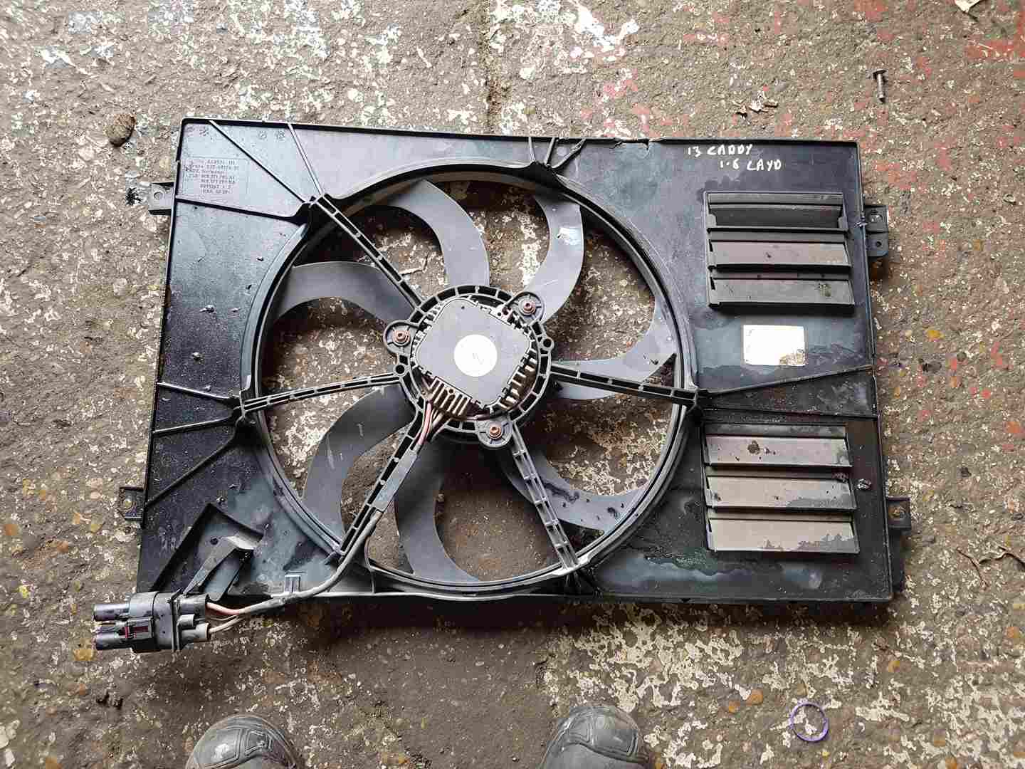 Volkswagen Caddy 2010-2015 1.6 TDI Radiator FAN 1K0959455FB