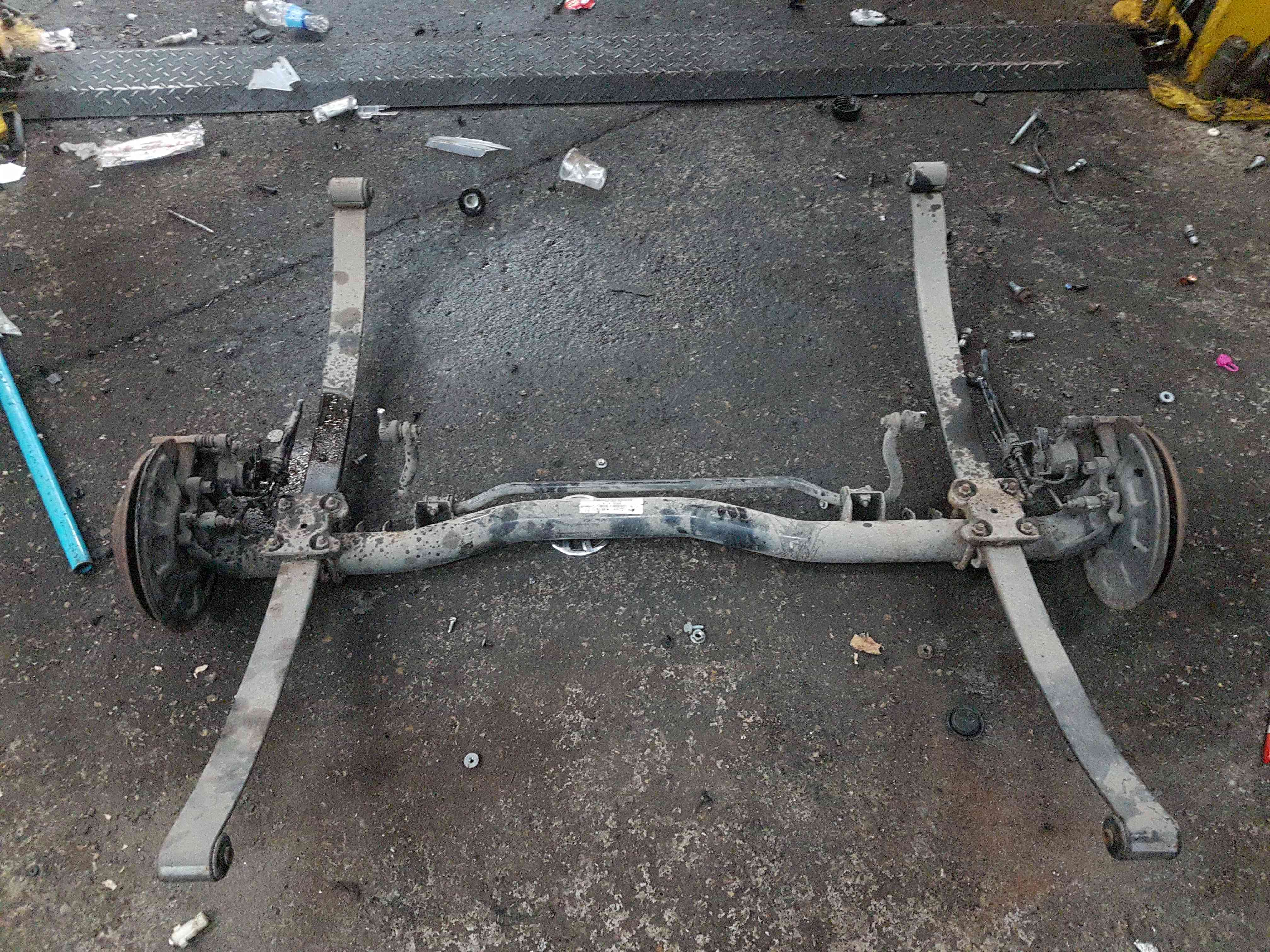 Volkswagen Caddy 2K 2015-2024 Rear Axle Beam Complete + Leaf Springs + Calipers