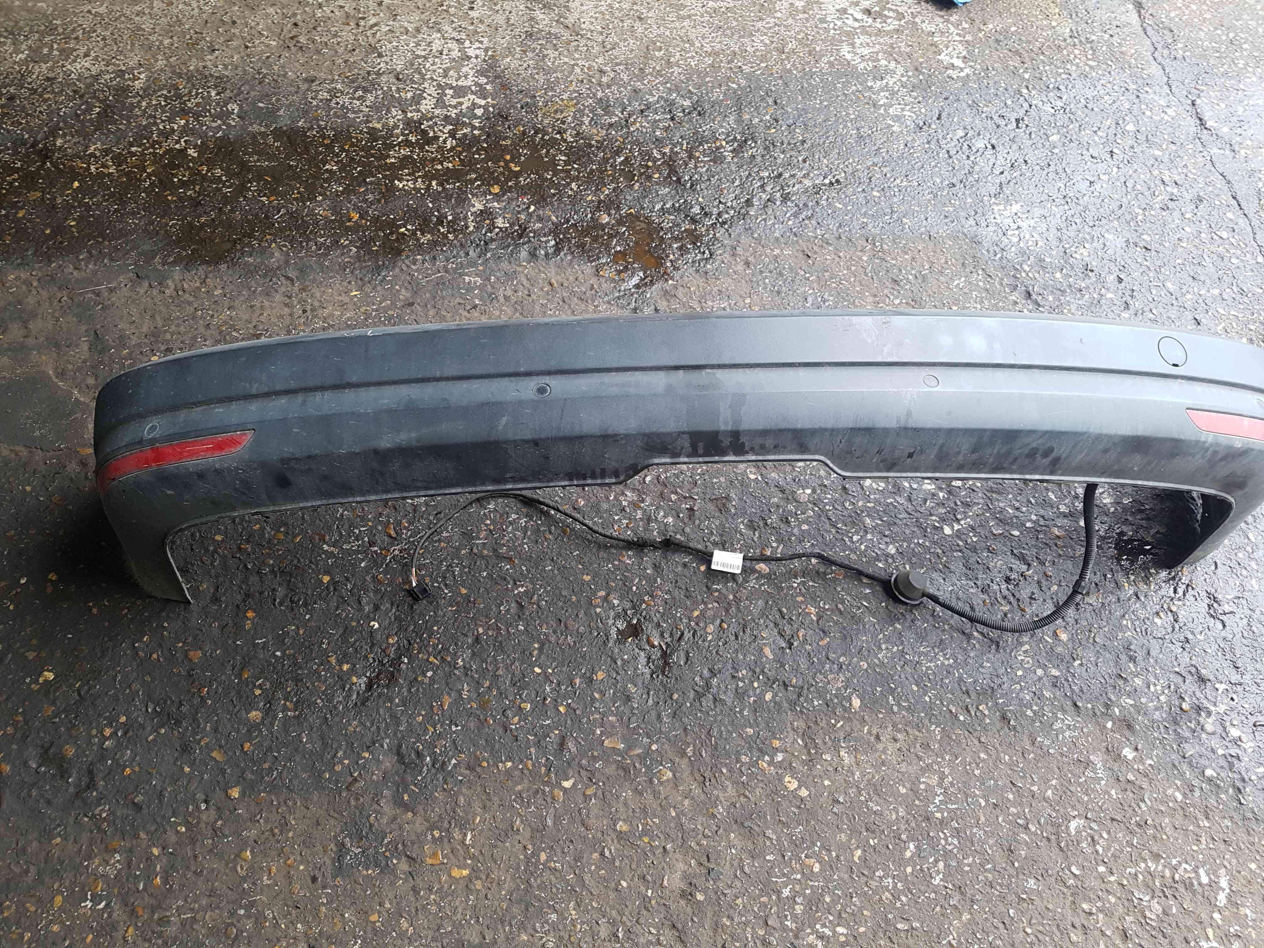 Volkswagen Caddy 2K 2015-2024 Rear Bumper Plain Black Reversing Sensor