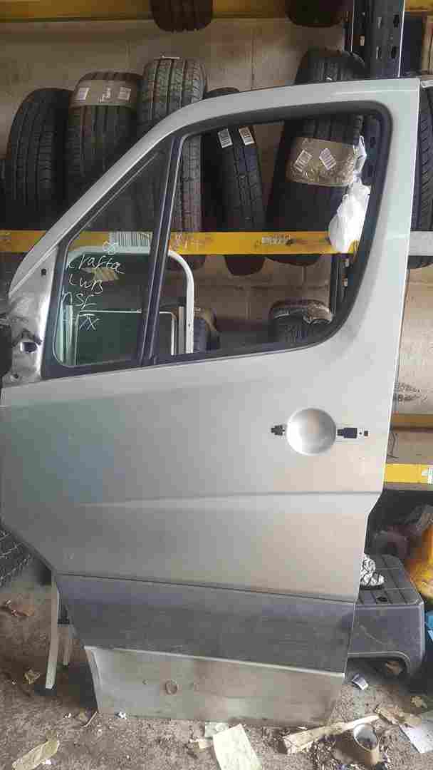 Volkswagen Crafter 2006-2010 Passenger NSF Front Door Silver Lh7x