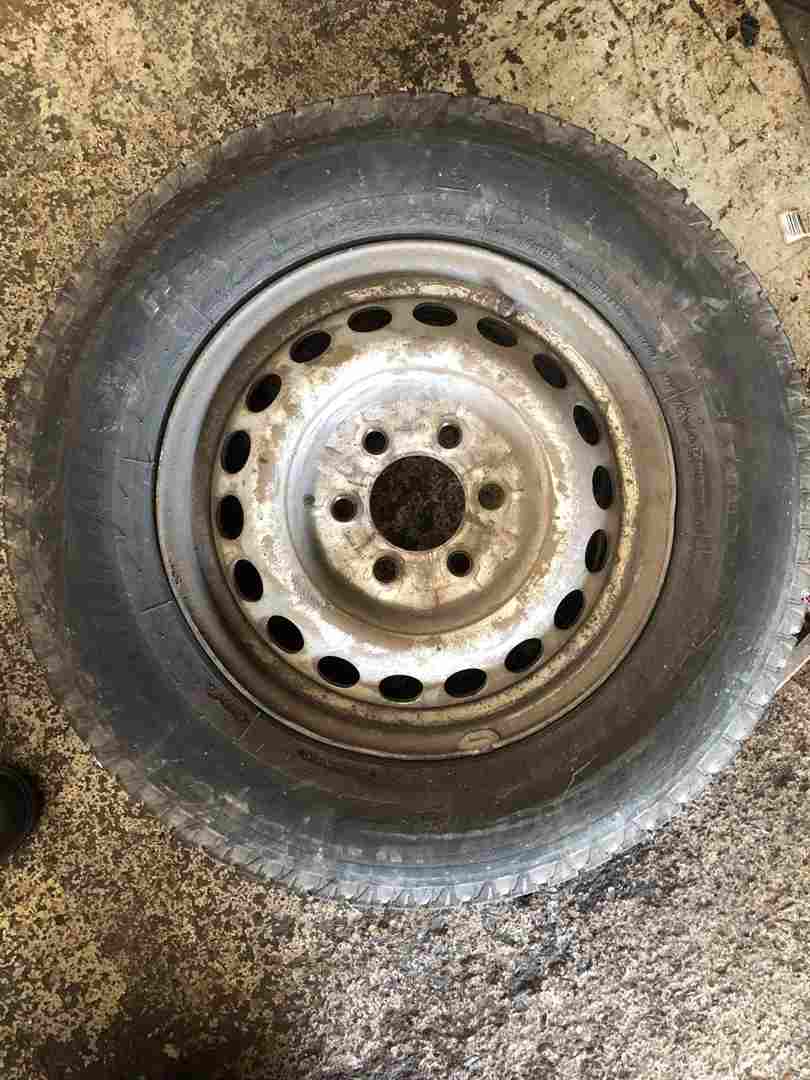 Volkswagen Crafter 2006-2010 Steel Wheel Bridgestone Tyre 235 65 16 4Mm Sprinter